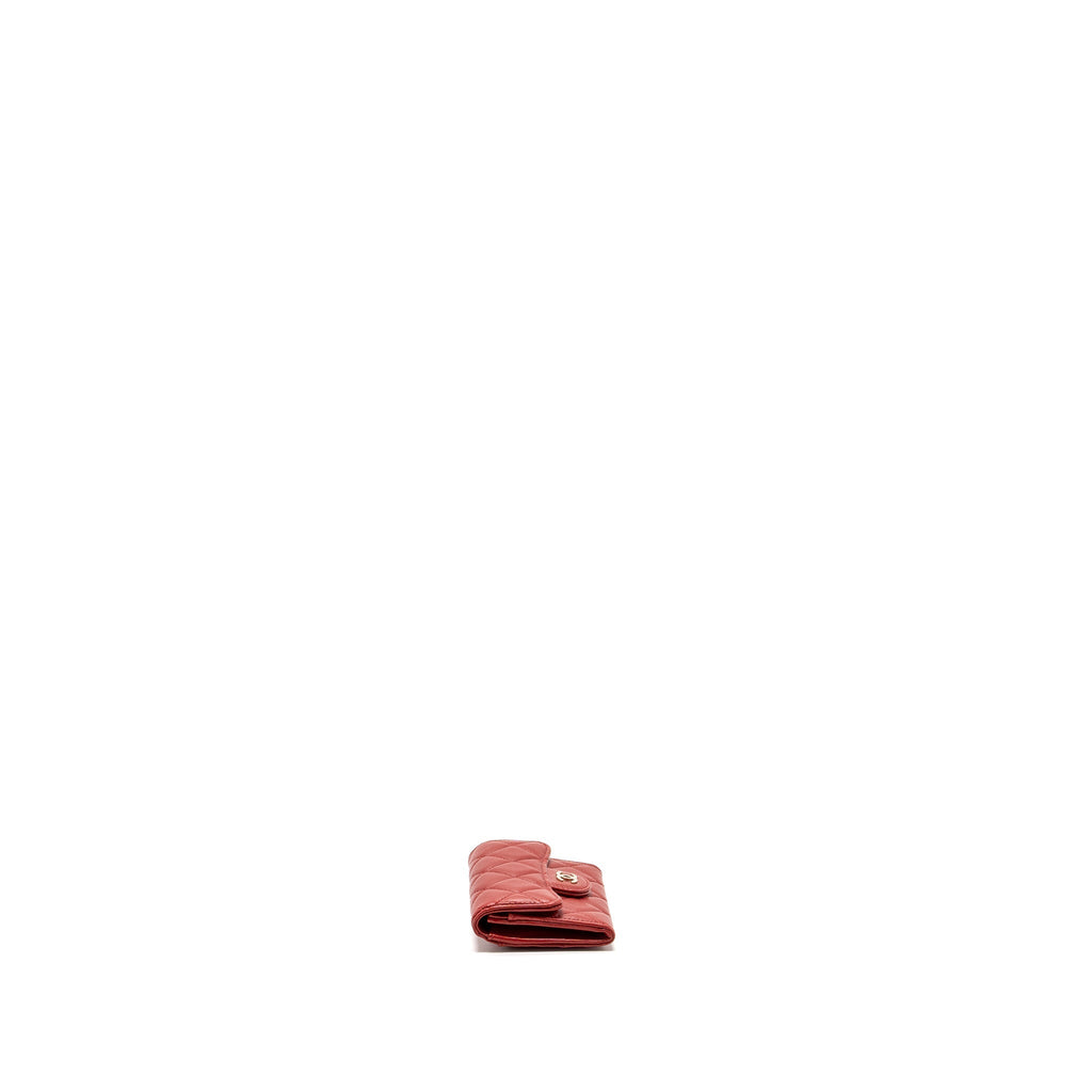 chanel-flap-card-holder-lambskin-red-shw