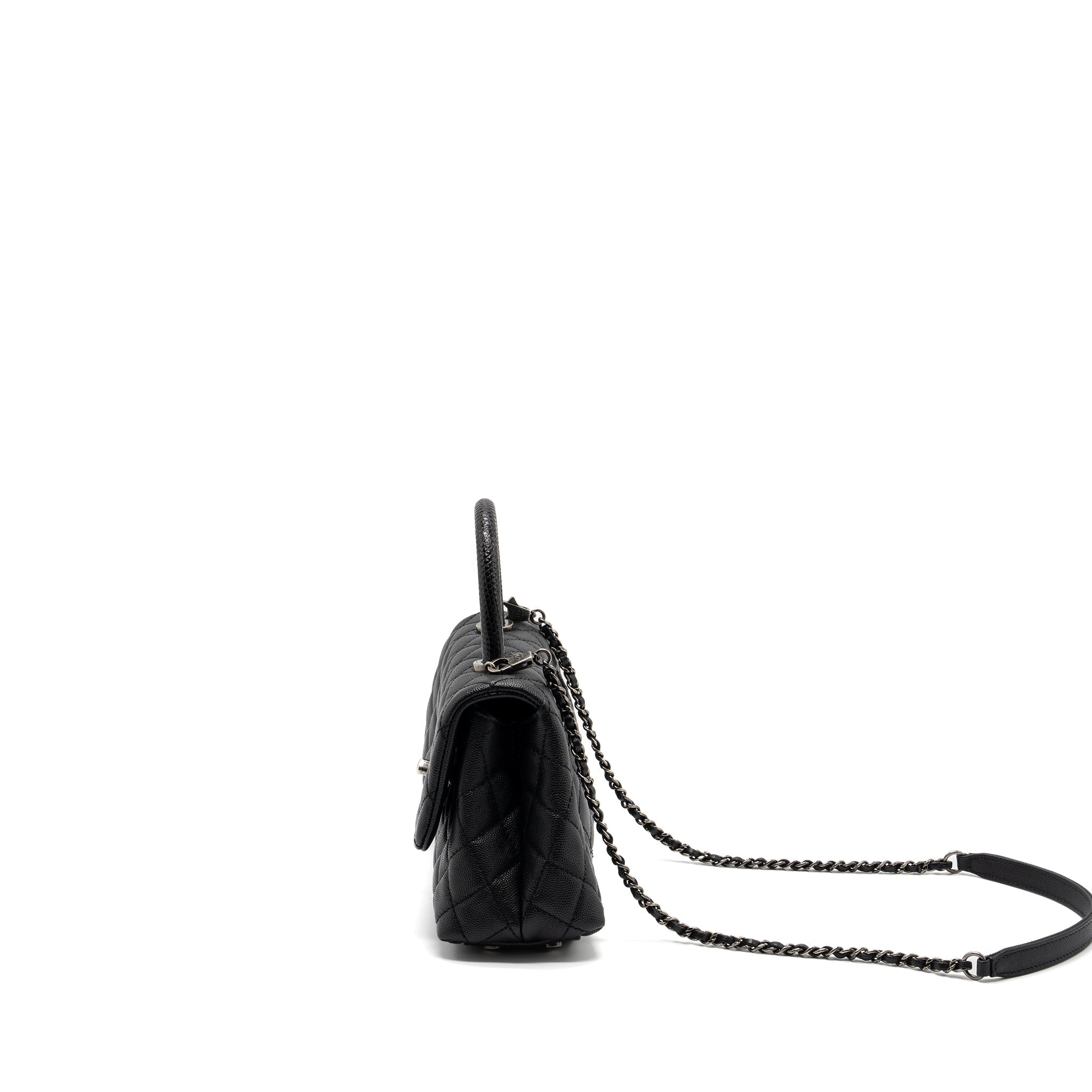 chanel-small-coco-handle-caviar-black-lghw-microchip-9
