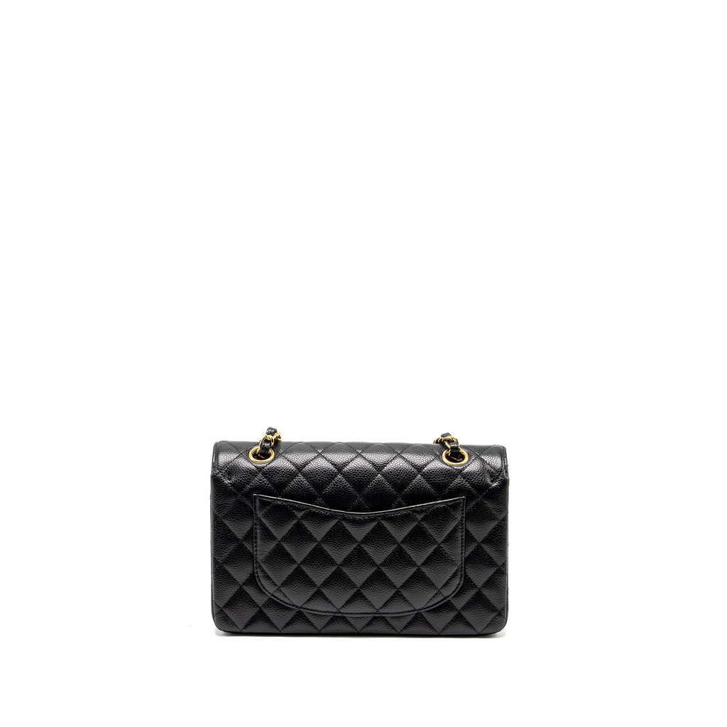 chanel-small-classic-double-flap-bag-caviar-black-ghwmicrochip-1