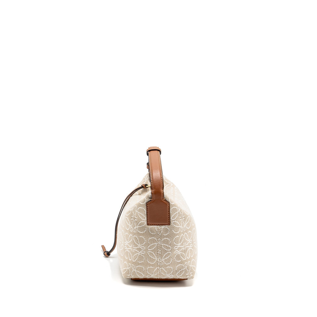 loewe-small-cubi-bag-anagram-jacquard-calfskin-beige-brown-ghw-1