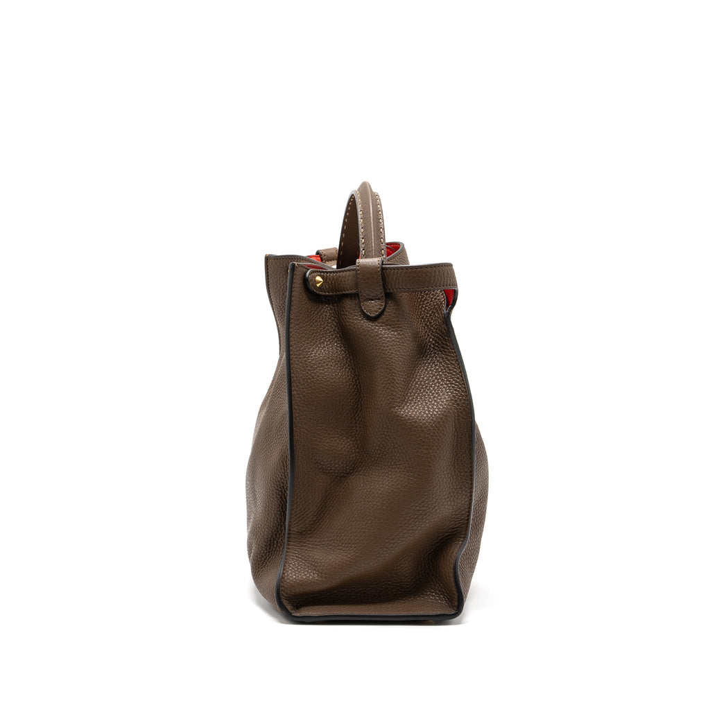 fendi-peekaboo-x-lite-roma-amor-handle-bag-calf-leather-brown-pink-red