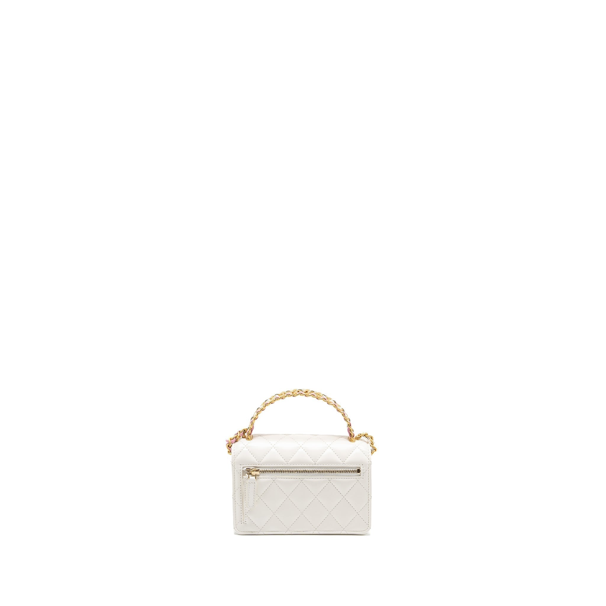 chanel-23p-rainbow-letter-handle-mini-wallet-on-chain-calfskin-white-ghwmicrochip