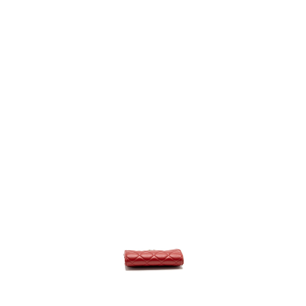 chanel-flap-card-holder-lambskin-red-shw