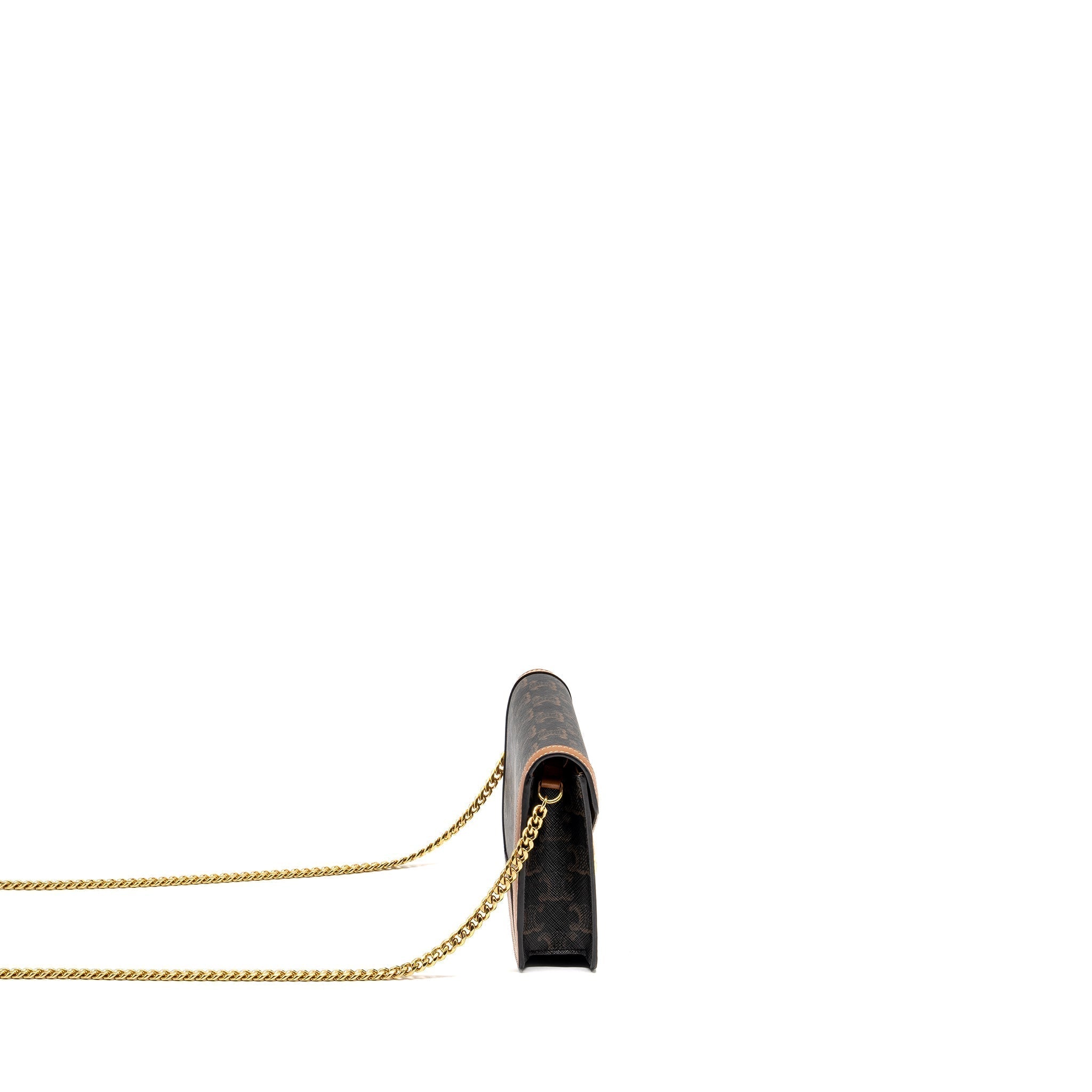 celine-wallet-on-chain-margo-triomphe-canvas-calfskin-tan-ghw
