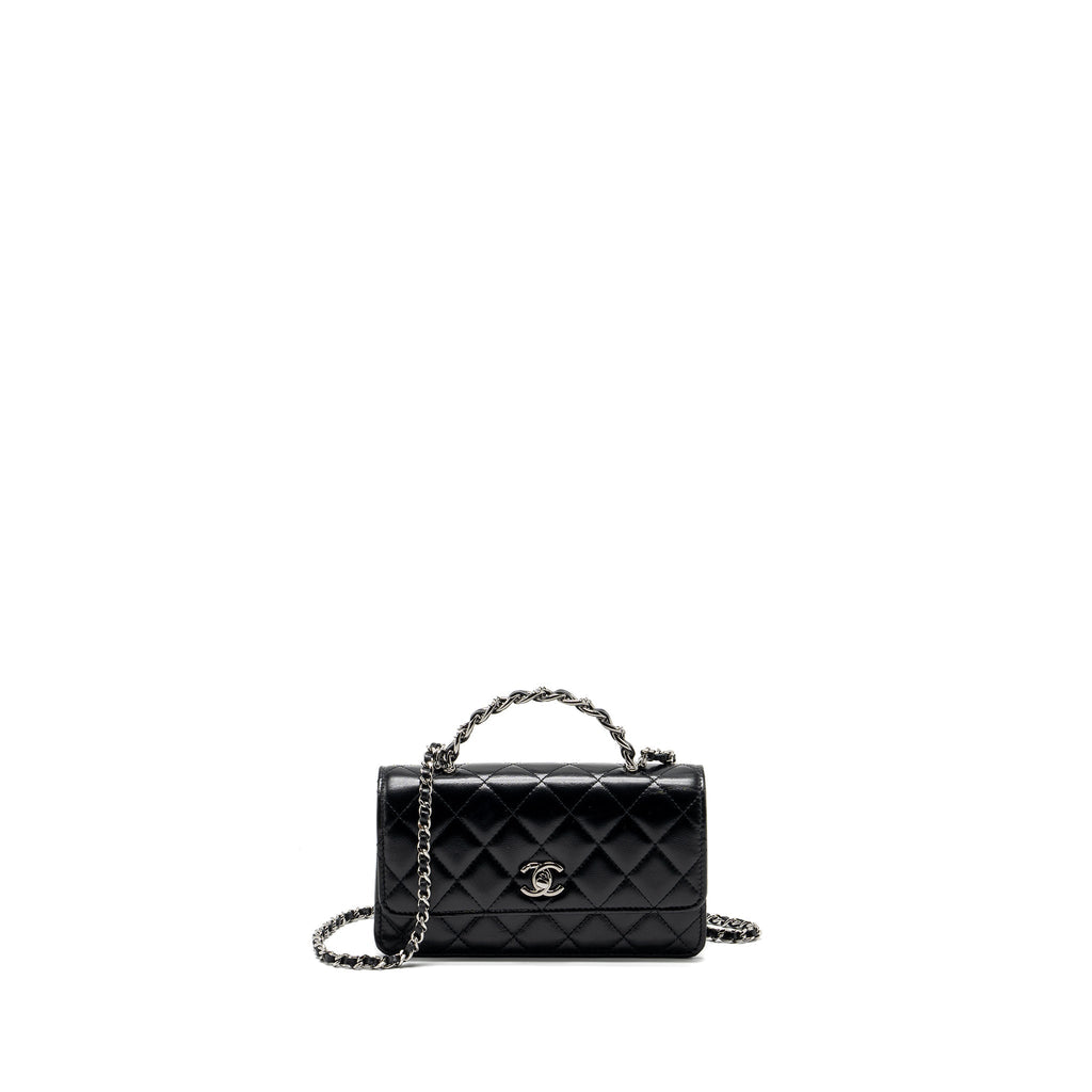 chanel-crystal-top-handle-mini-flap-bag-calfskin-black-with-black-hardware-microchip