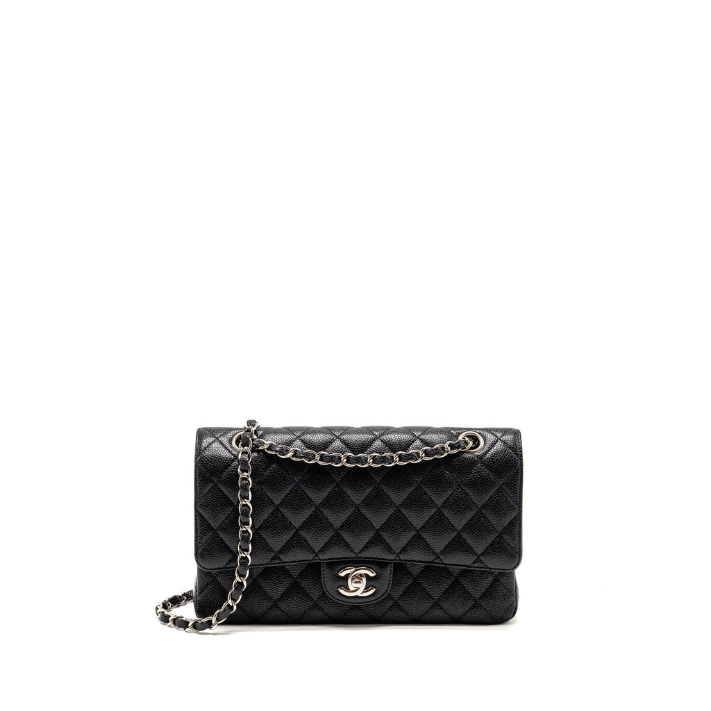 chanel-medium-classic-double-flap-bag-caviar-black-shw-copy-1