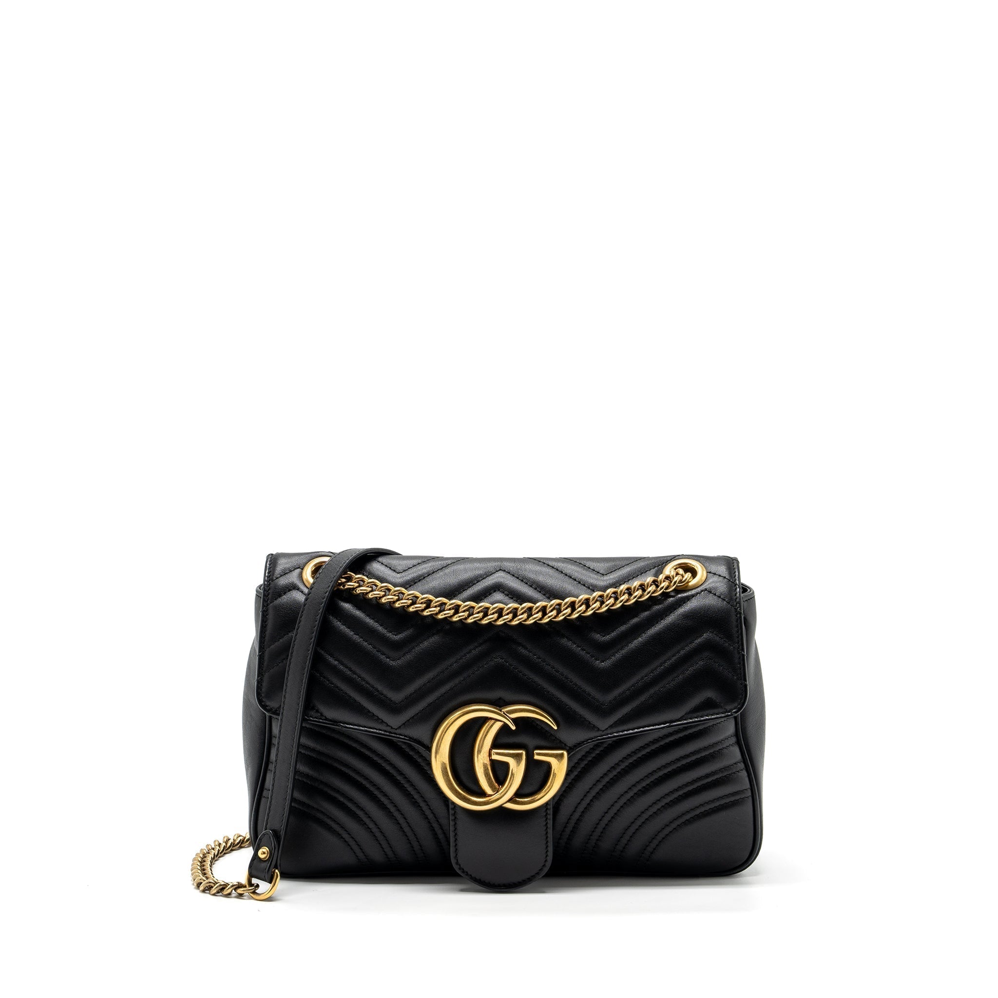 gucci-medium-gg-marmont-bag-calfskin-black-ghw