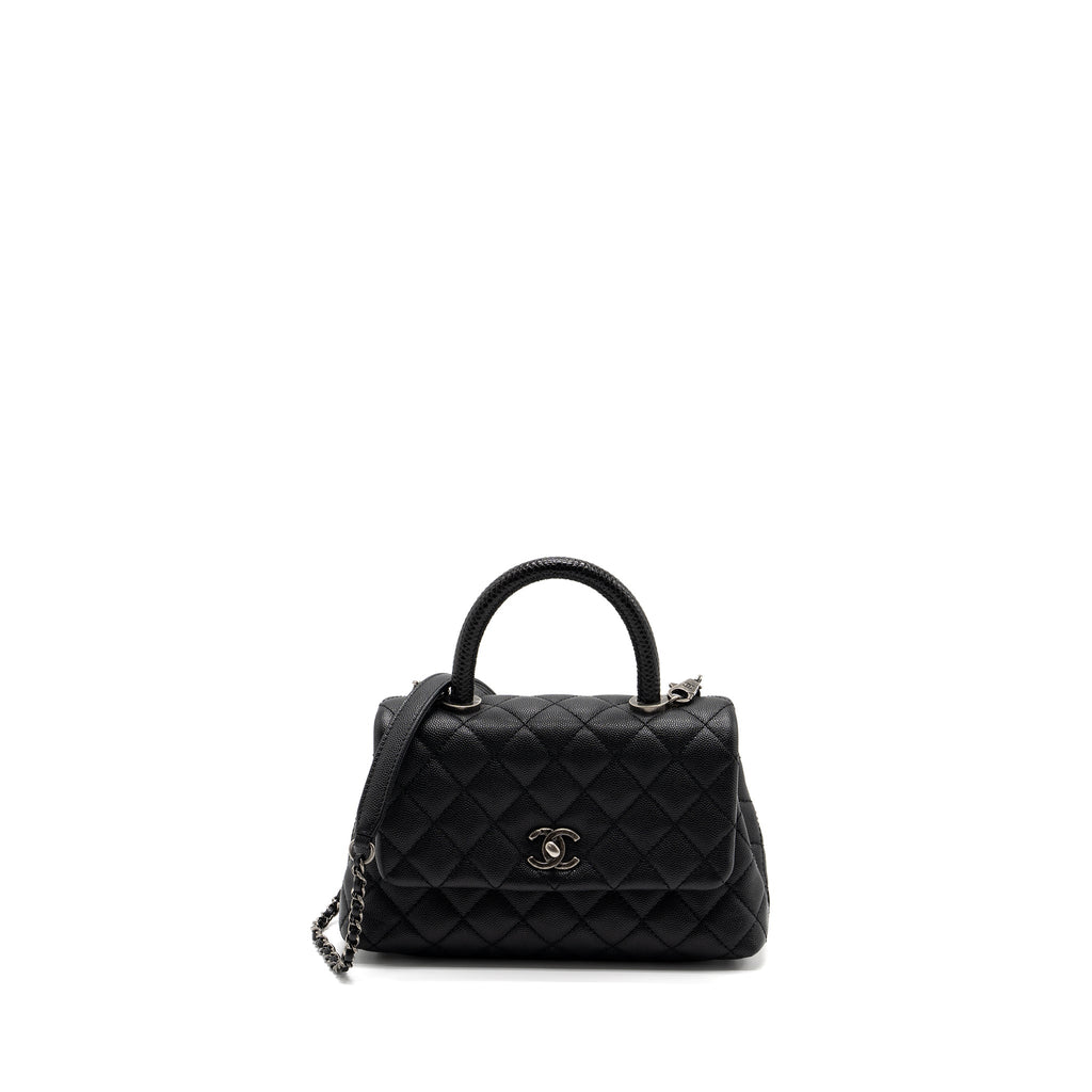 chanel-small-coco-handle-caviar-black-lghw-microchip-9