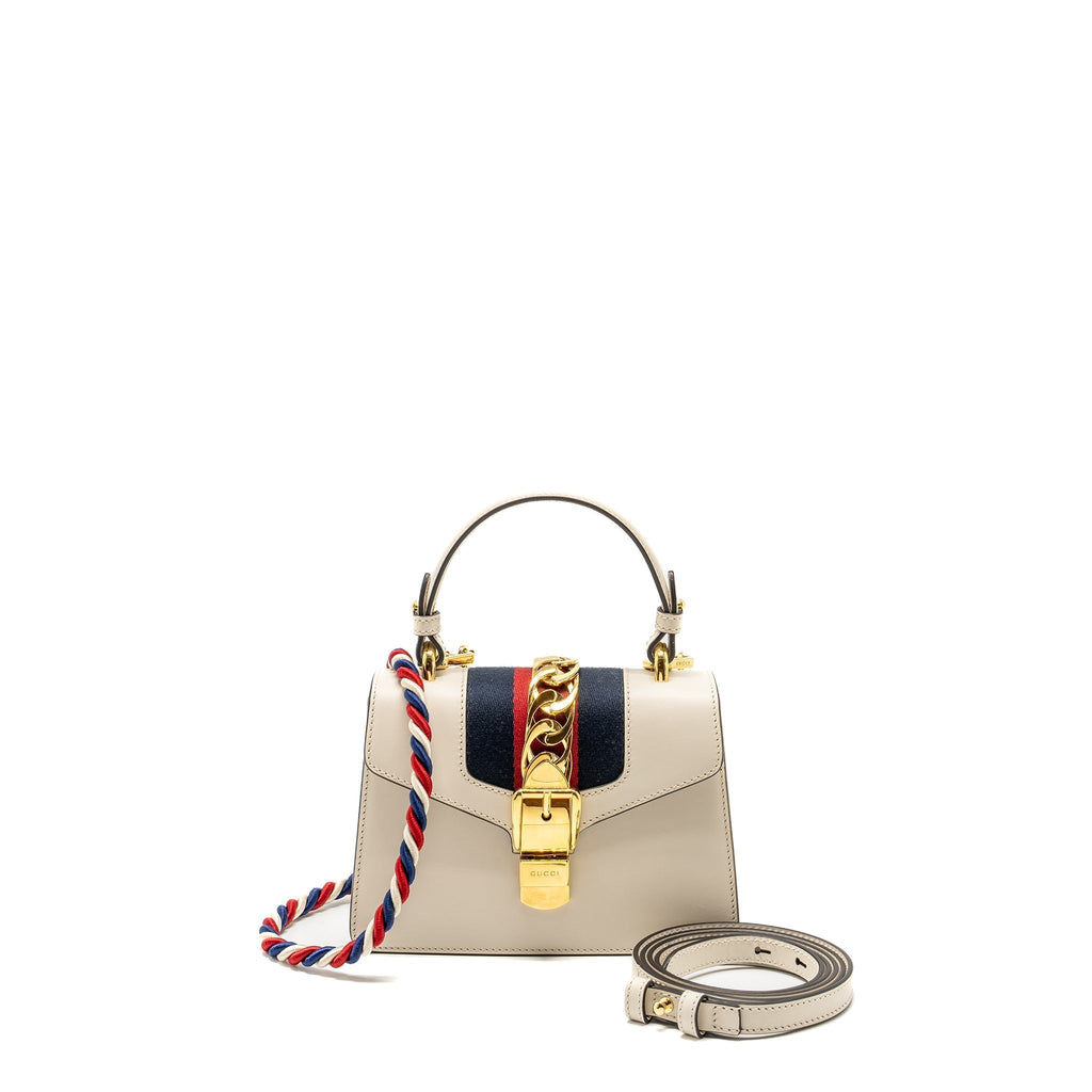 gucci-mini-sylvie-top-handle-bag-calfskin-white-ghw