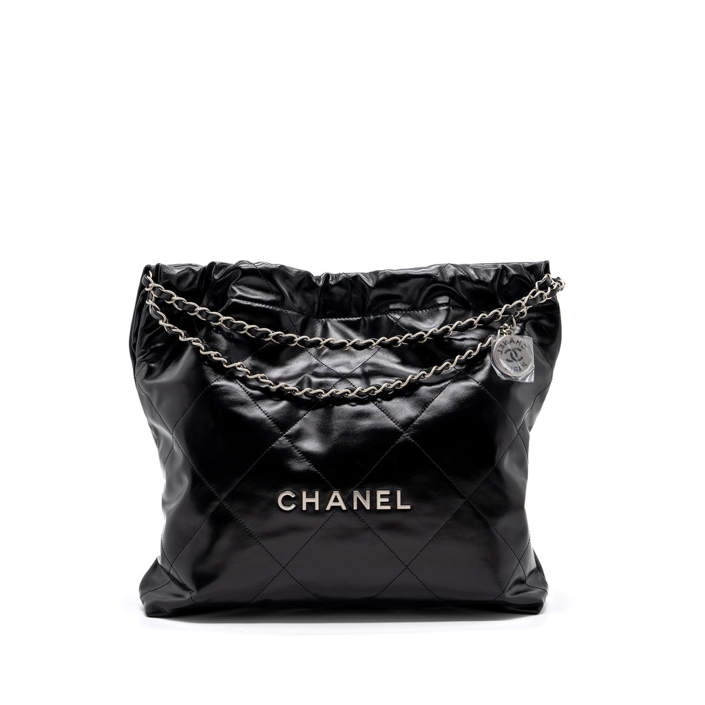 chanel-medium-22-bag-shiny-calfskin-black-shw-microchip