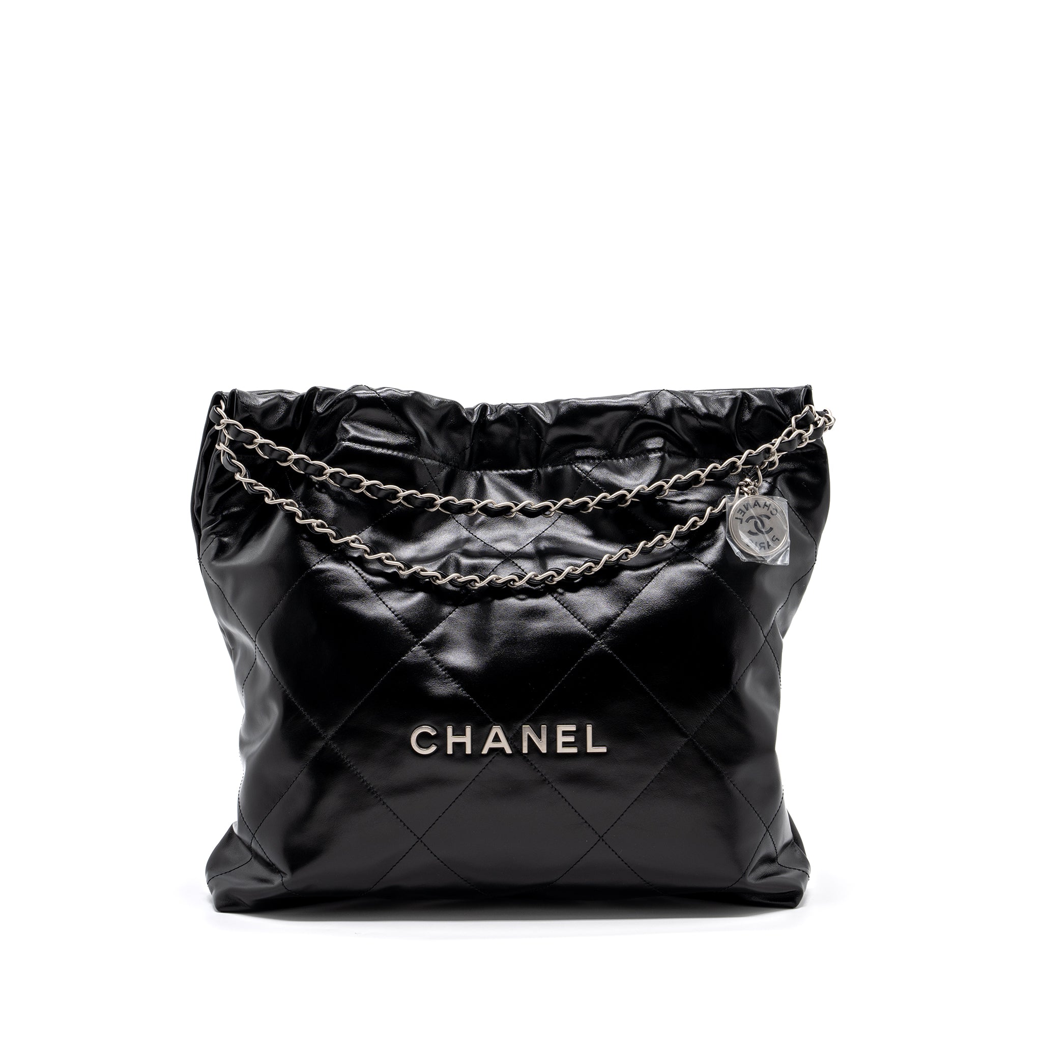 chanel-medium-22-bag-shiny-calfskin-black-shw-microchip