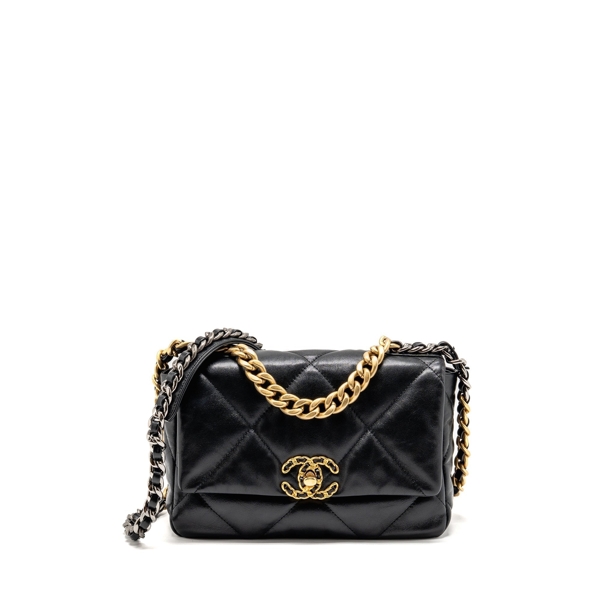 chanel-small-19-bag-goatskin-black-multicolour-hardware-3