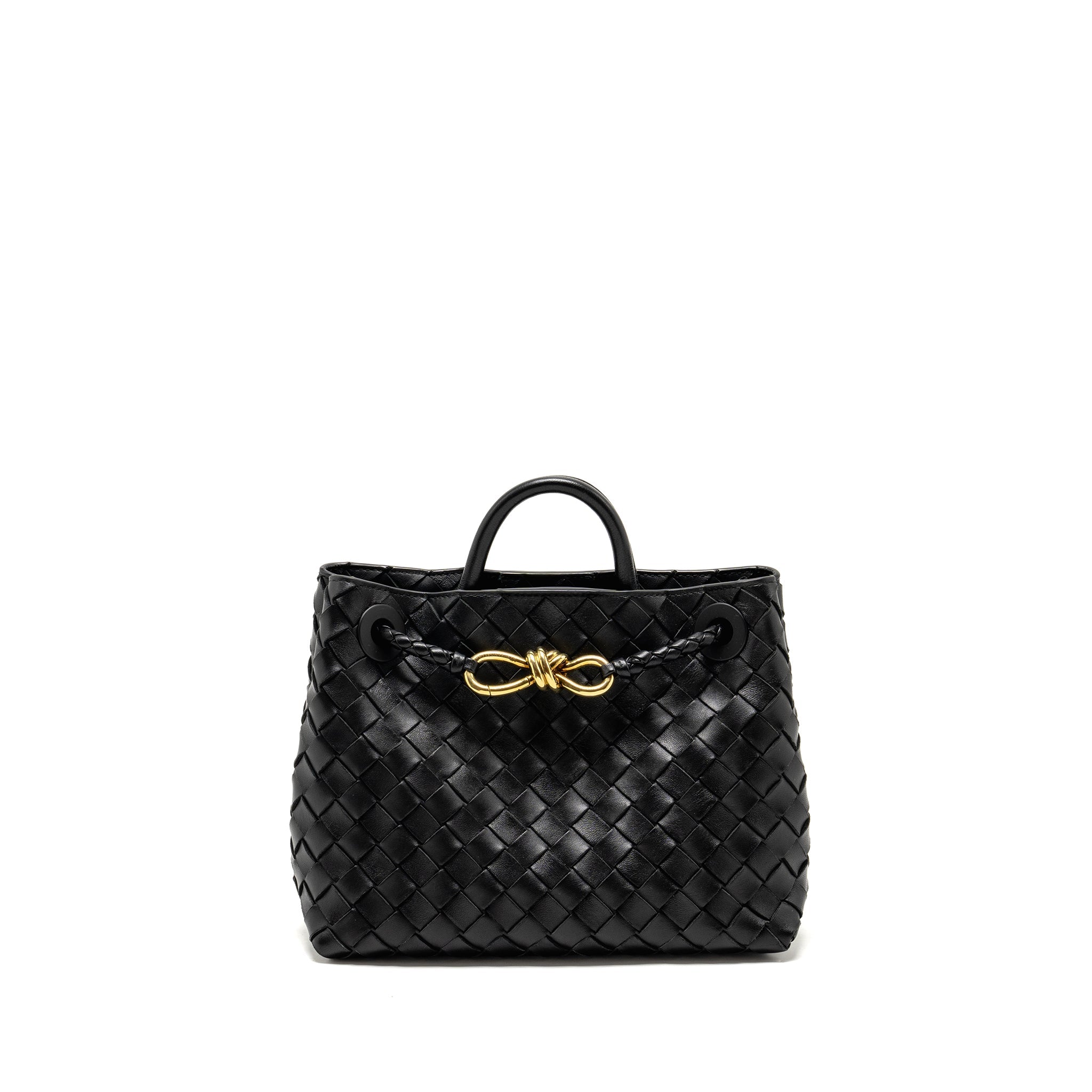 bottega-veneta-small-andiamo-bag-lambskin-black-ghw-1