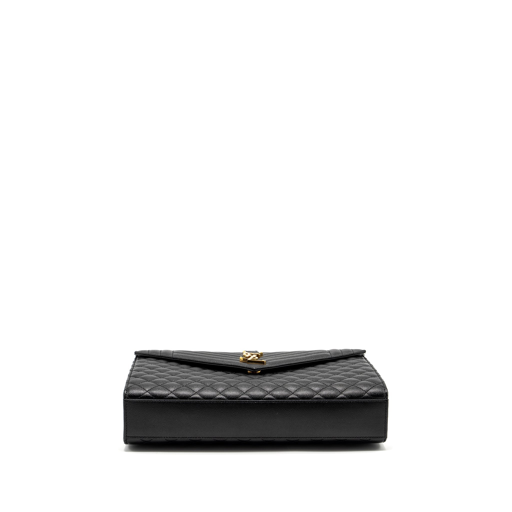 saint-laurent-large-envelope-bag-calfskin-black-ghw