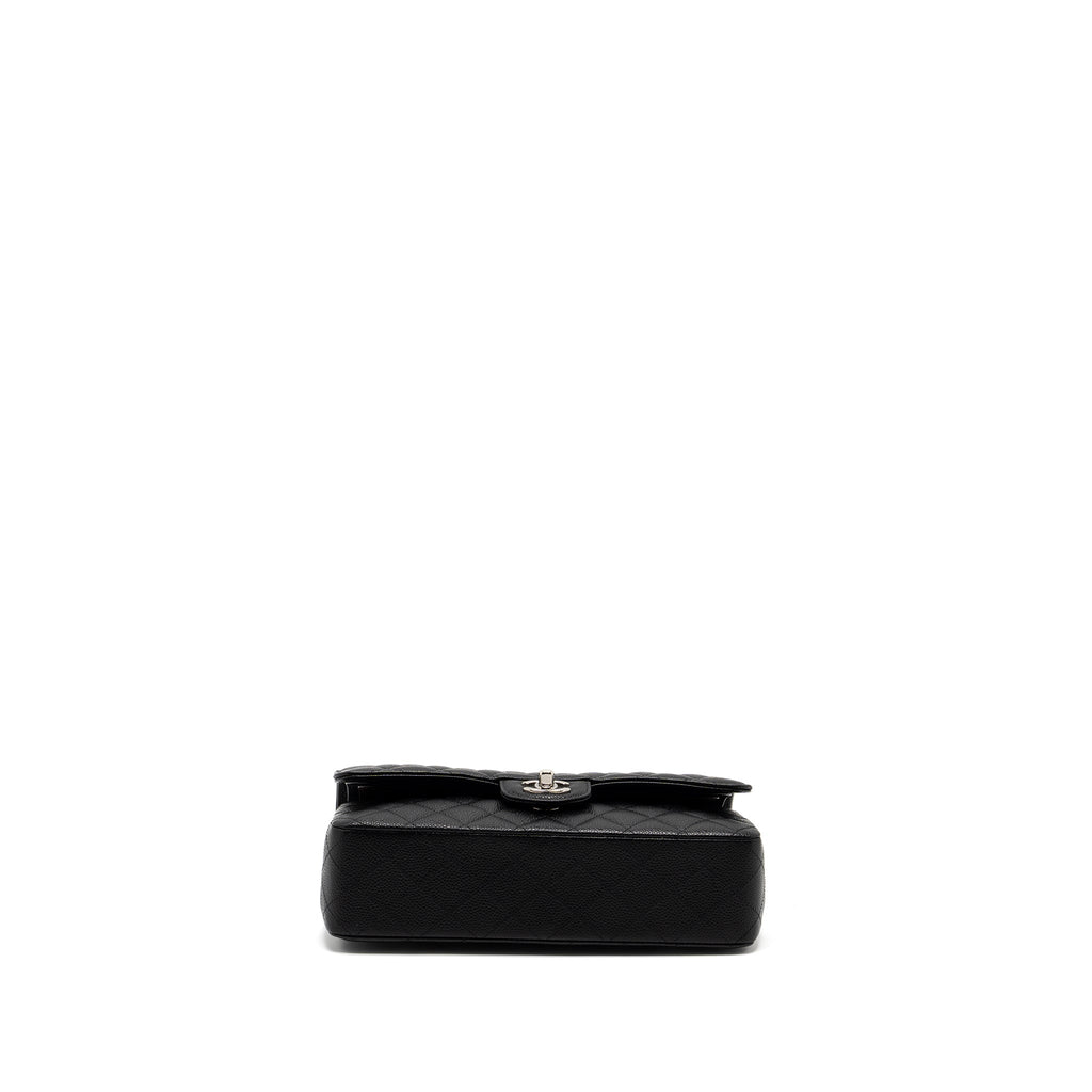 chanel-medium-classic-double-flap-bag-caviar-black-shw-3