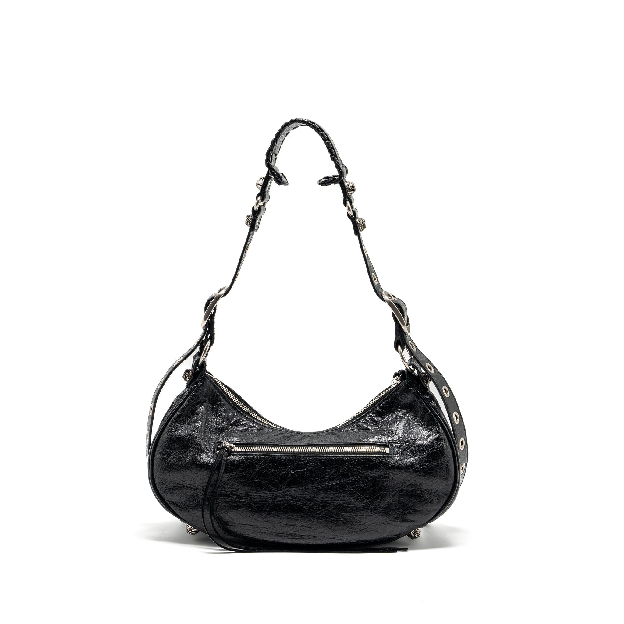 balenciaga-le-cargole-small-shoulder-bag-lambskin-black-shw-1