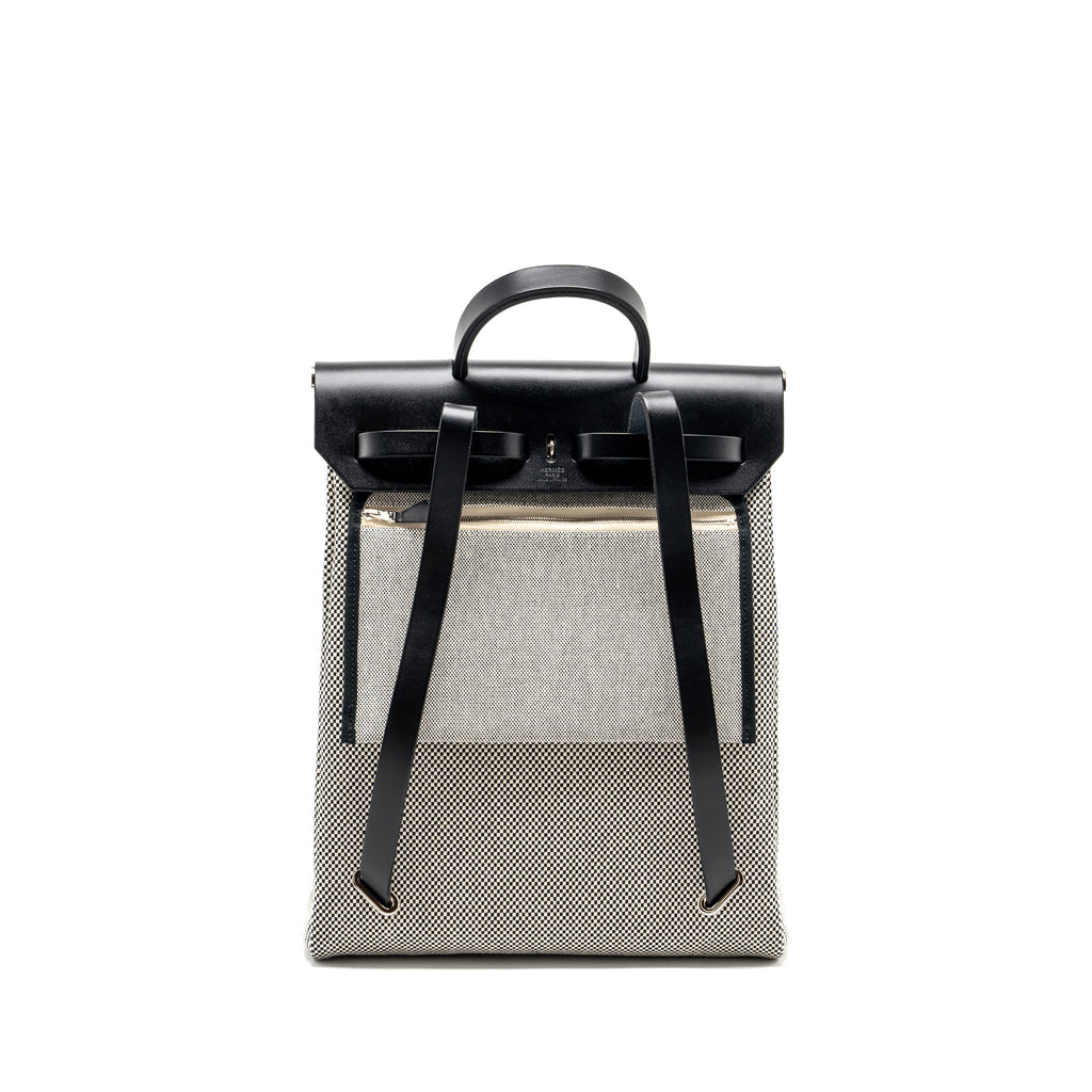 hermes-herbag-a-dos-zip-retourne-backpack-canvas-hunter-leather-ecru-black-shw-stamp-z