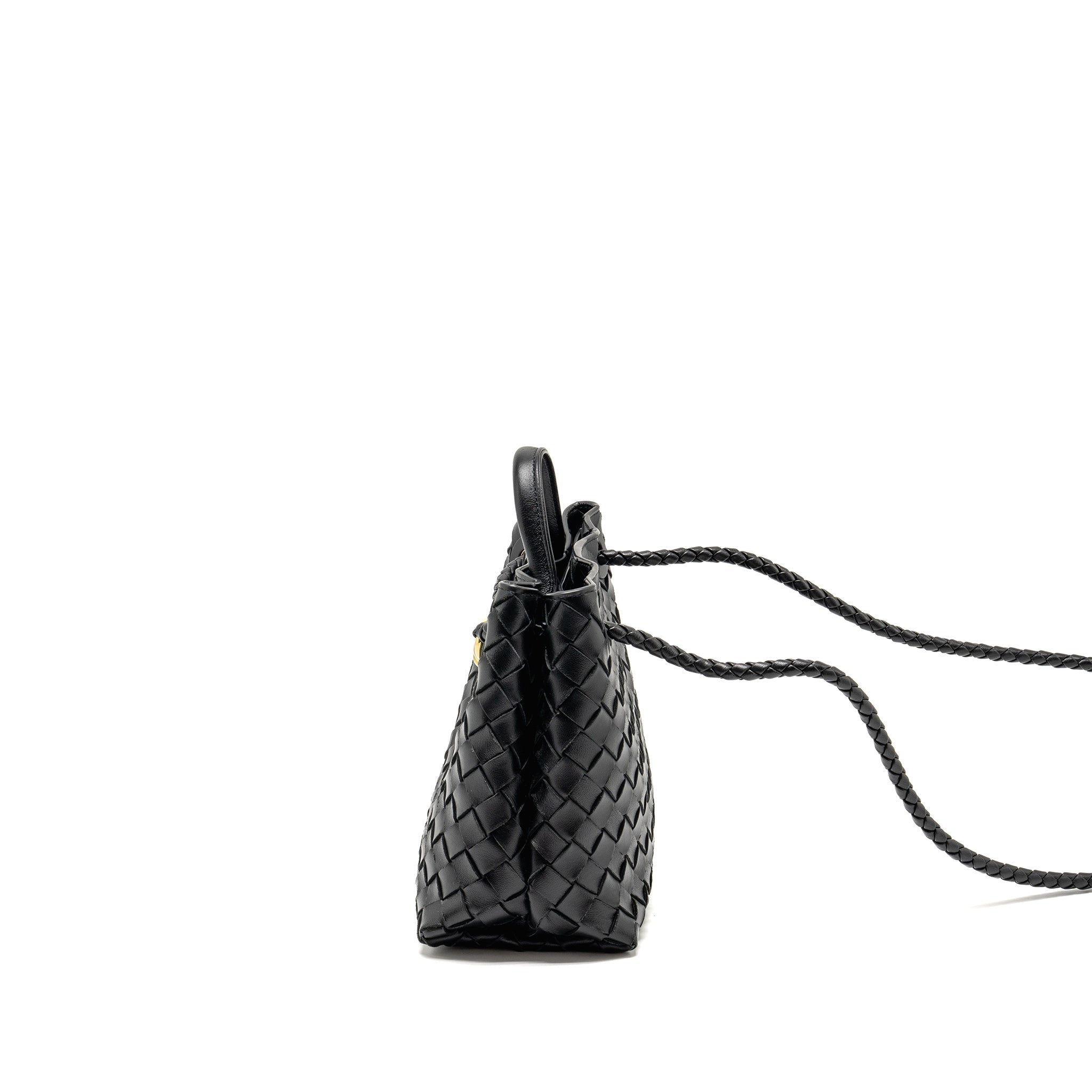 bottega-veneta-small-andiamo-bag-lambskin-black-ghw-1