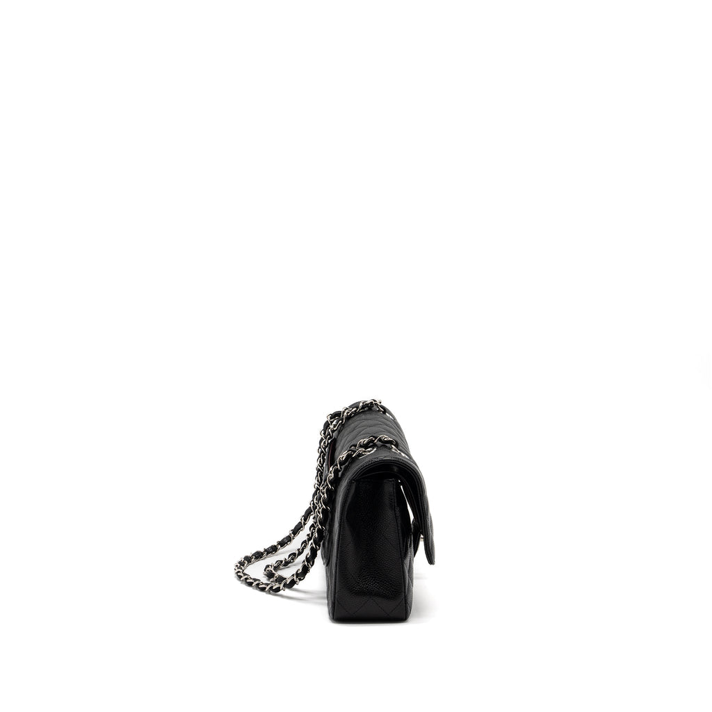 chanel-medium-classic-double-flap-bag-caviar-black-shw-3