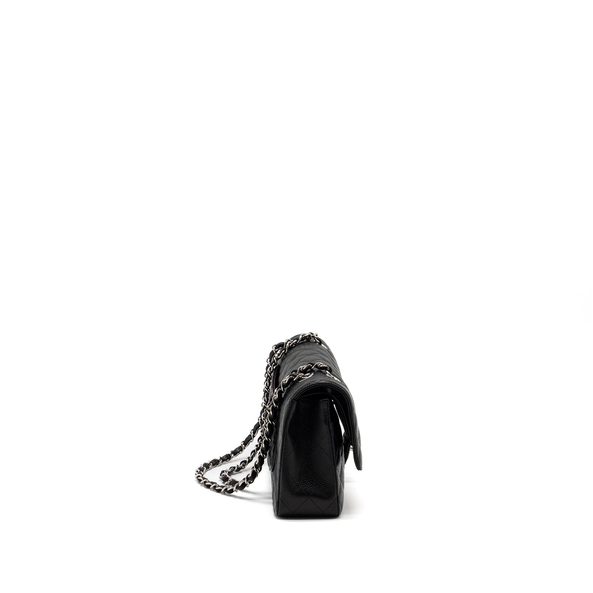 chanel-medium-classic-double-flap-bag-caviar-black-shw-3