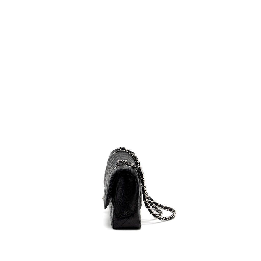 chanel-medium-classic-double-flap-bag-caviar-black-shw-3