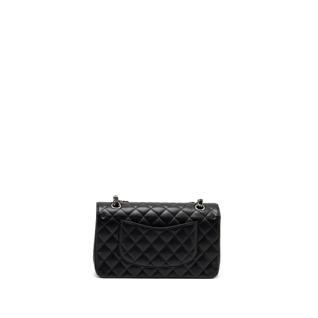 chanel-medium-classic-double-flap-bag-caviar-black-shw-3