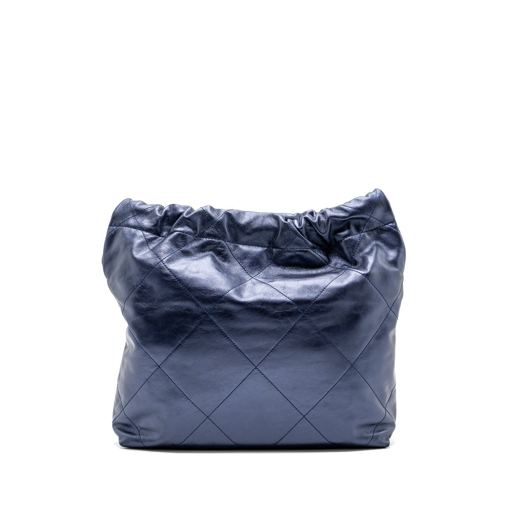 chanel-small-22-bag-shiny-calfskin-iridescent-black-with-black-hardwaremicrochip