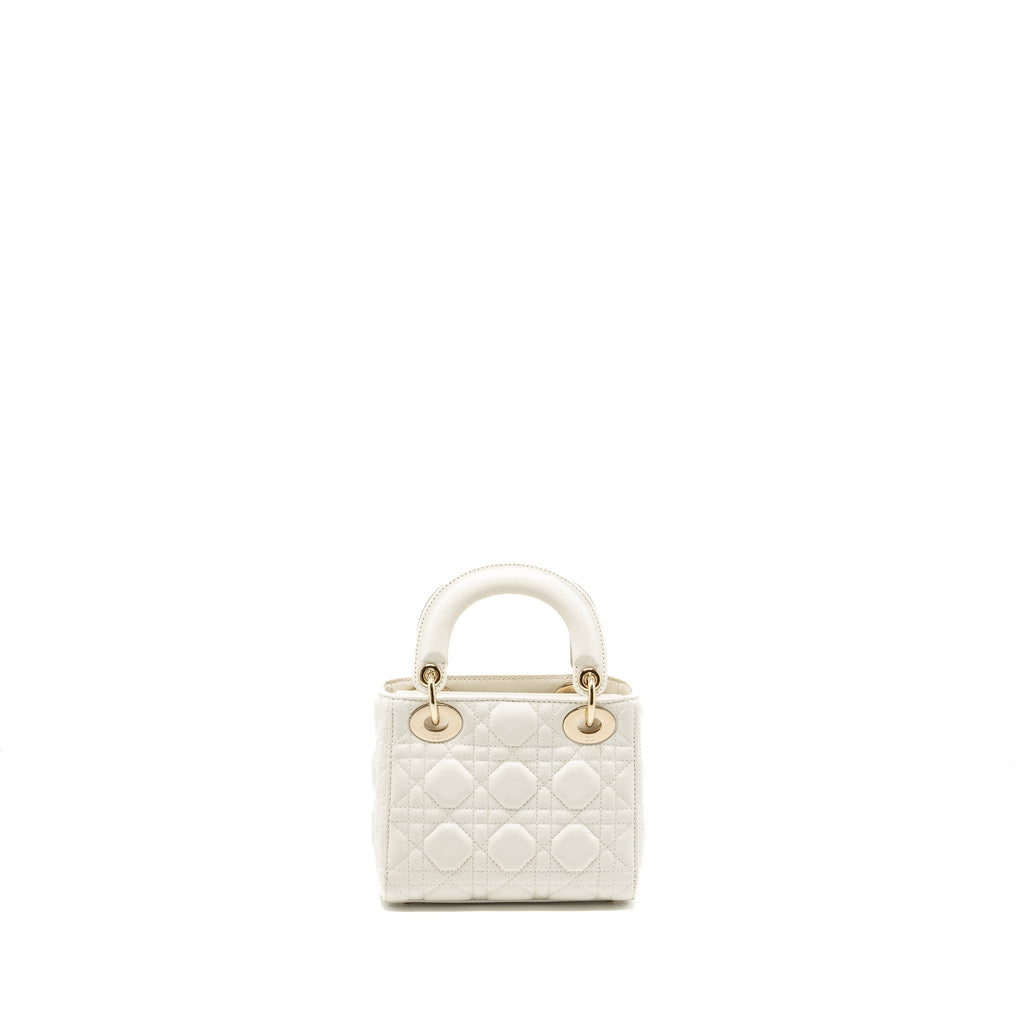 dior-mini-lady-dior-lambskin-white-lghw