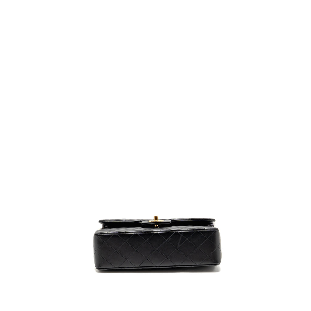 chanel-small-classic-double-flap-bag-lambskin-black-lghw-microchip