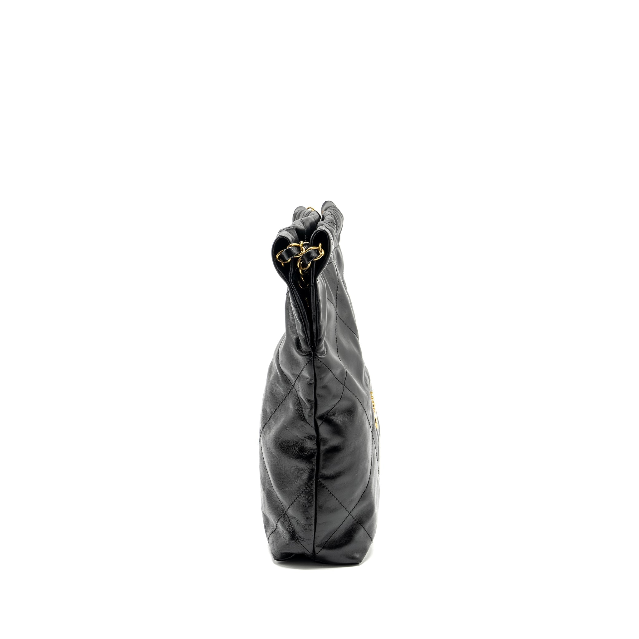 chanel-small-22-bag-shiny-calfskin-black-ghwmicrochip