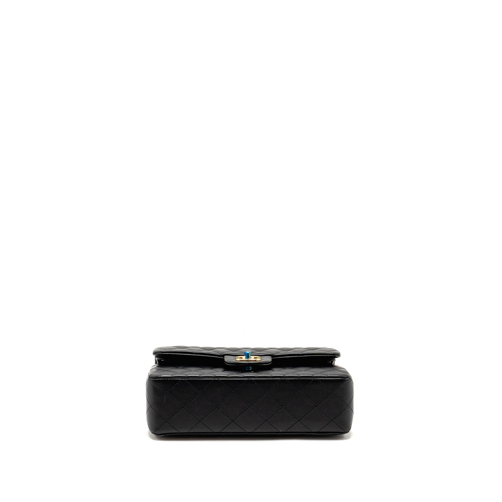 chanel-small-classic-double-flap-bag-lambskin-black-ghwmicrochip-copy