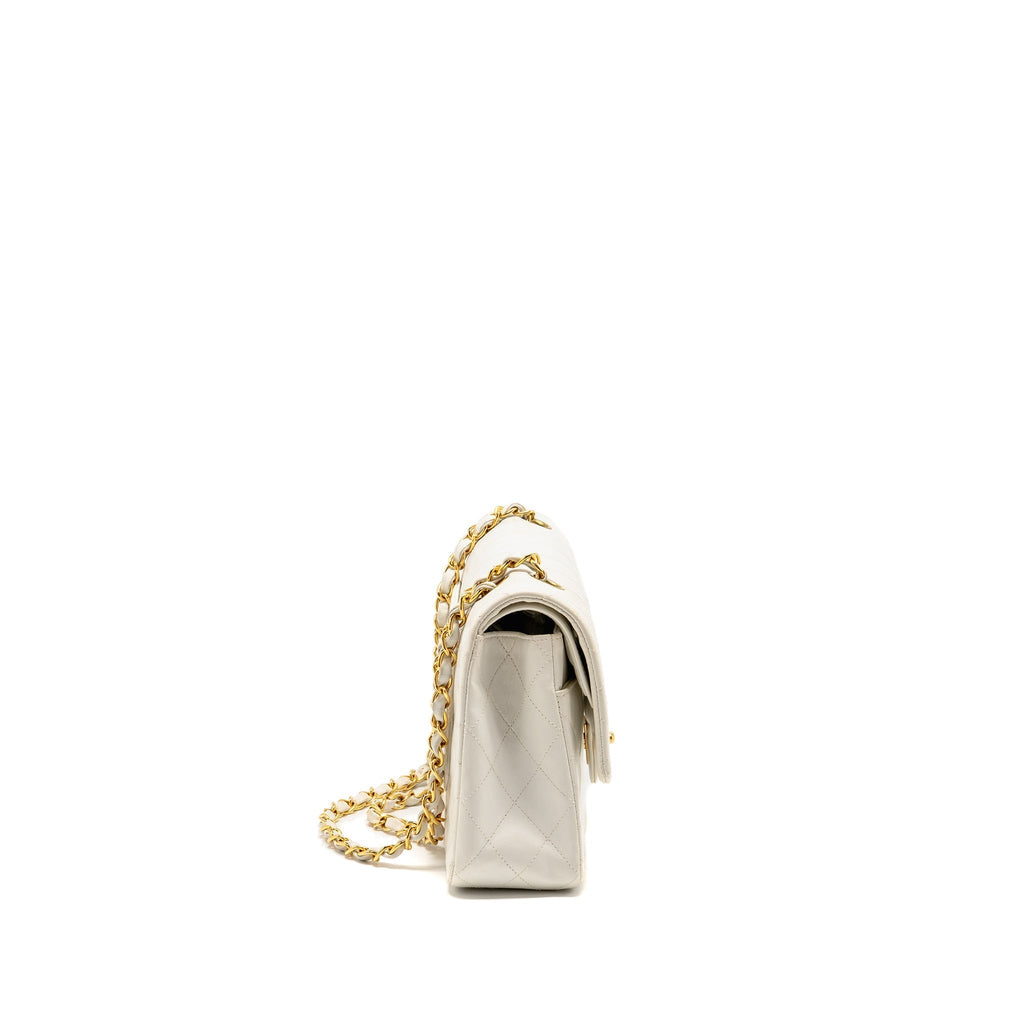 chanel-vintage-medium-classic-double-flap-bag-white-lambskin-ghw
