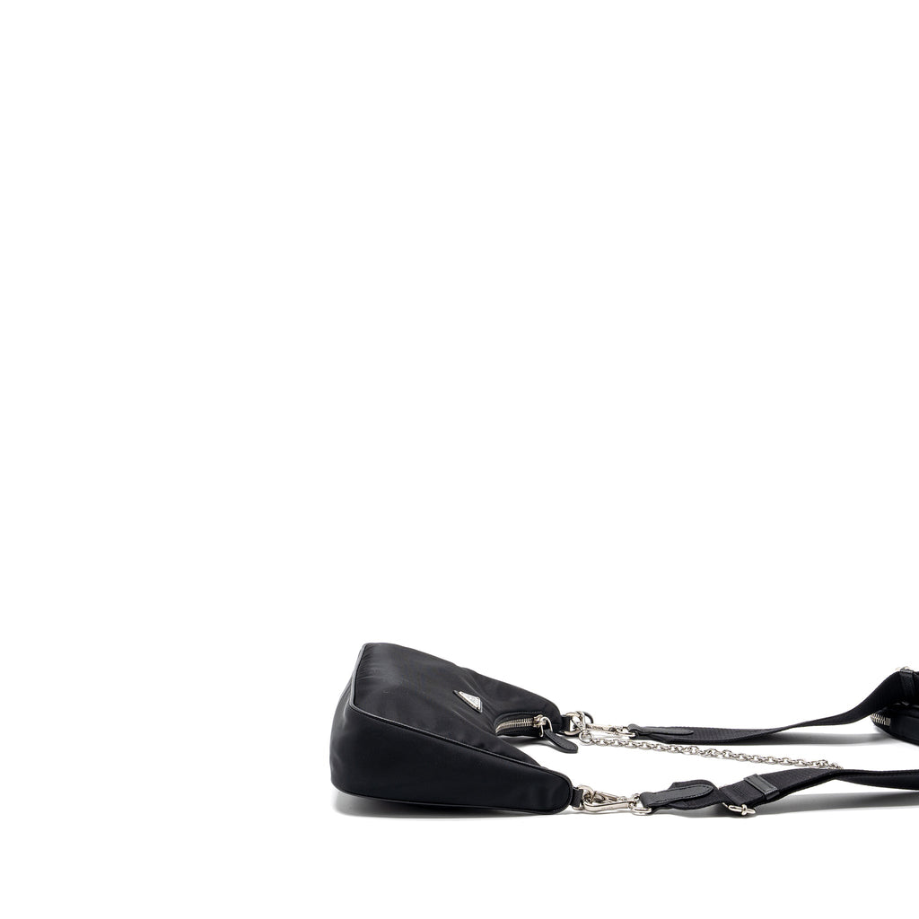 prada-re-edition-2005-nylon-bag-black-shw-3