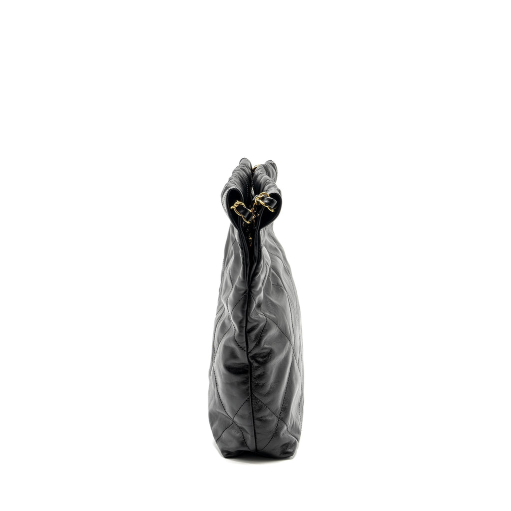 chanel-small-22-bag-shiny-calfskin-black-ghwmicrochip