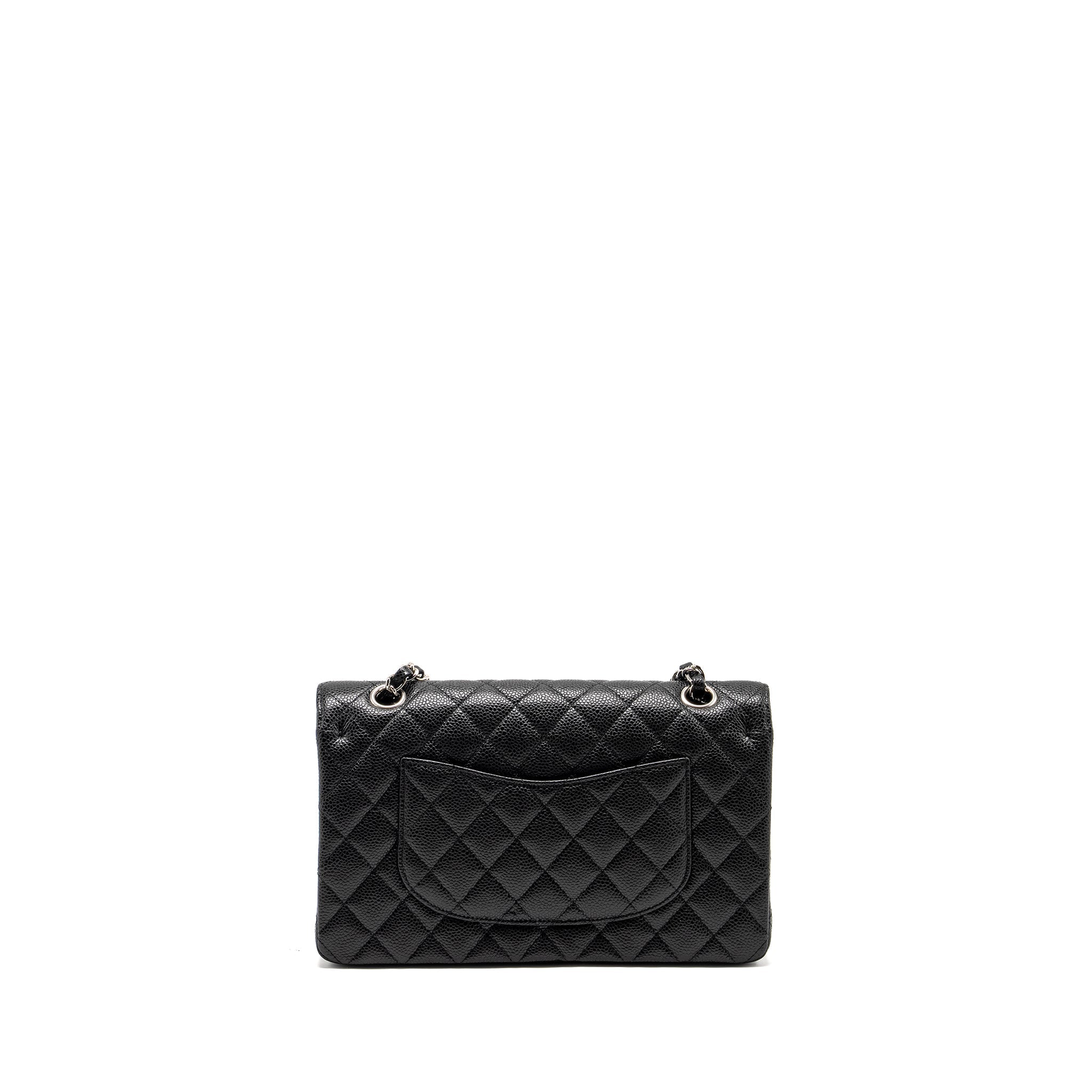 chanel-medium-classic-double-flap-bag-caviar-black-shw-copy