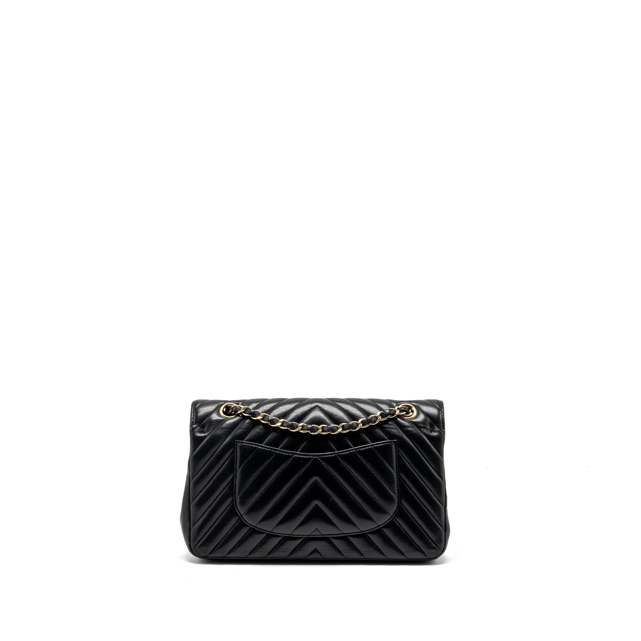chanel-medium-classic-double-flap-bag-chevron-lambskin-black-lghw-copy-1