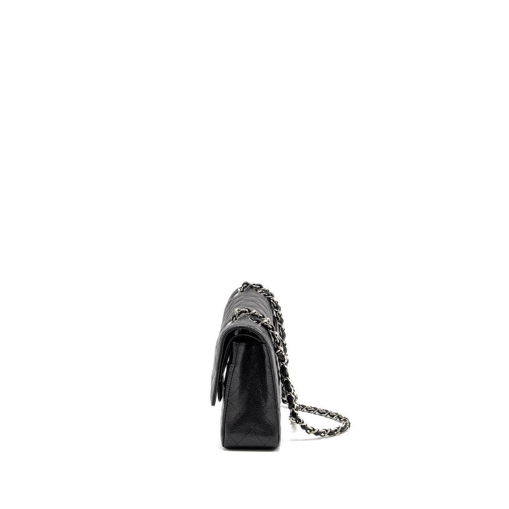 chanel-medium-classic-double-flap-bag-caviar-black-shw-copy
