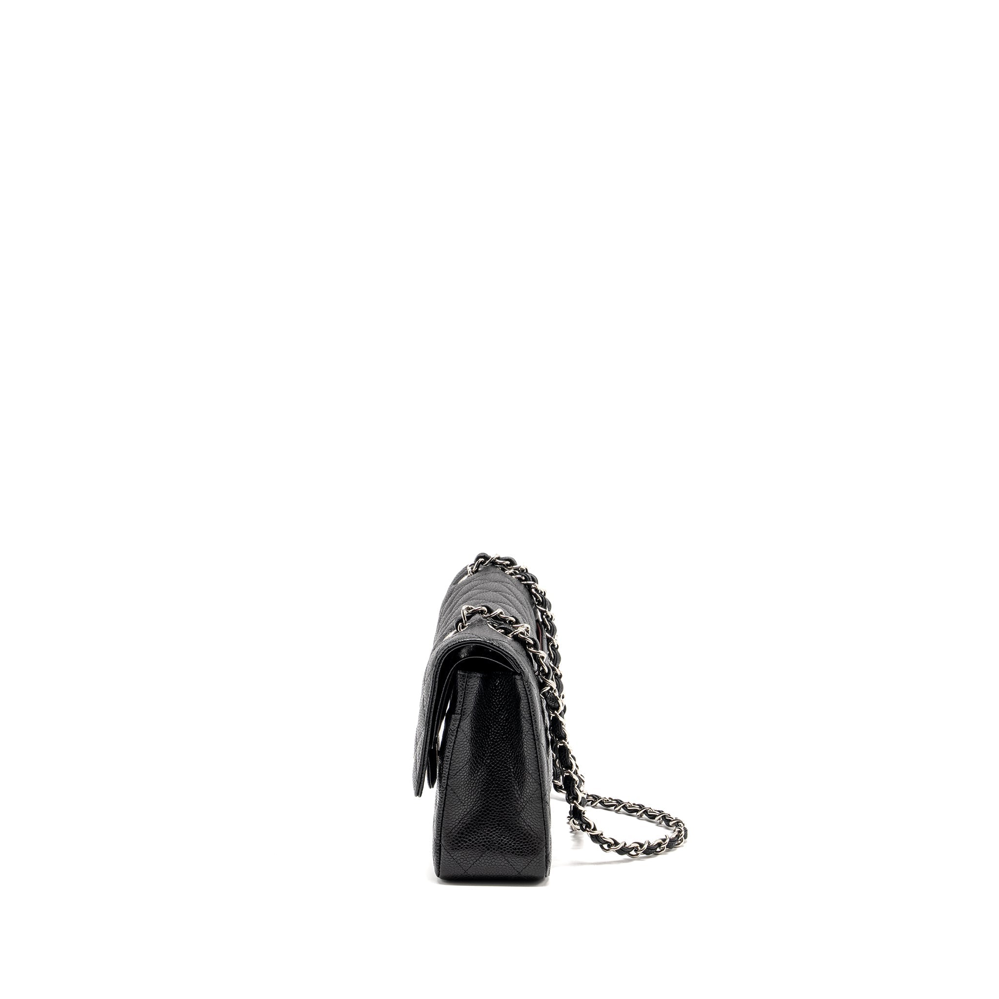 chanel-medium-classic-double-flap-bag-caviar-black-shw-copy