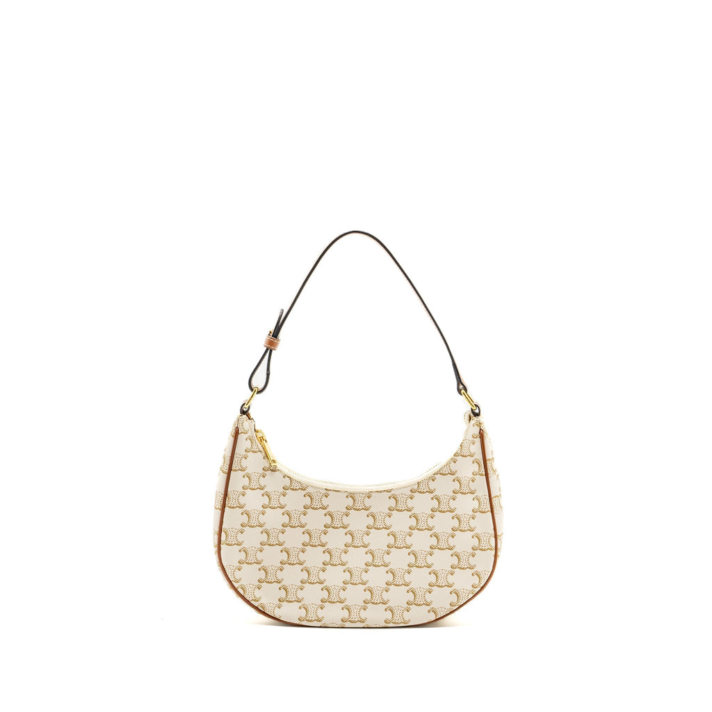 celine-ava-bag-triomphe-canvas-calfskin-white-ghw-3