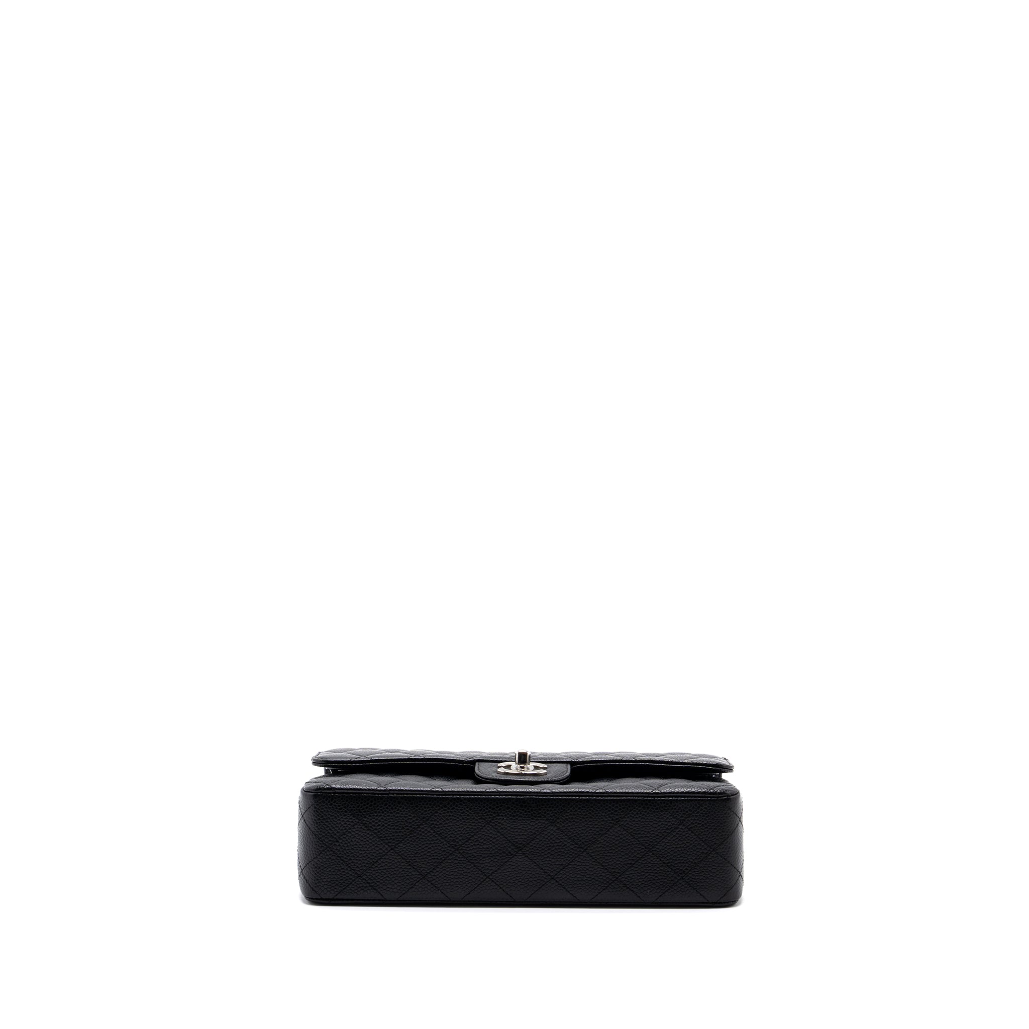 chanel-medium-classic-double-flap-bag-caviar-black-shw-4