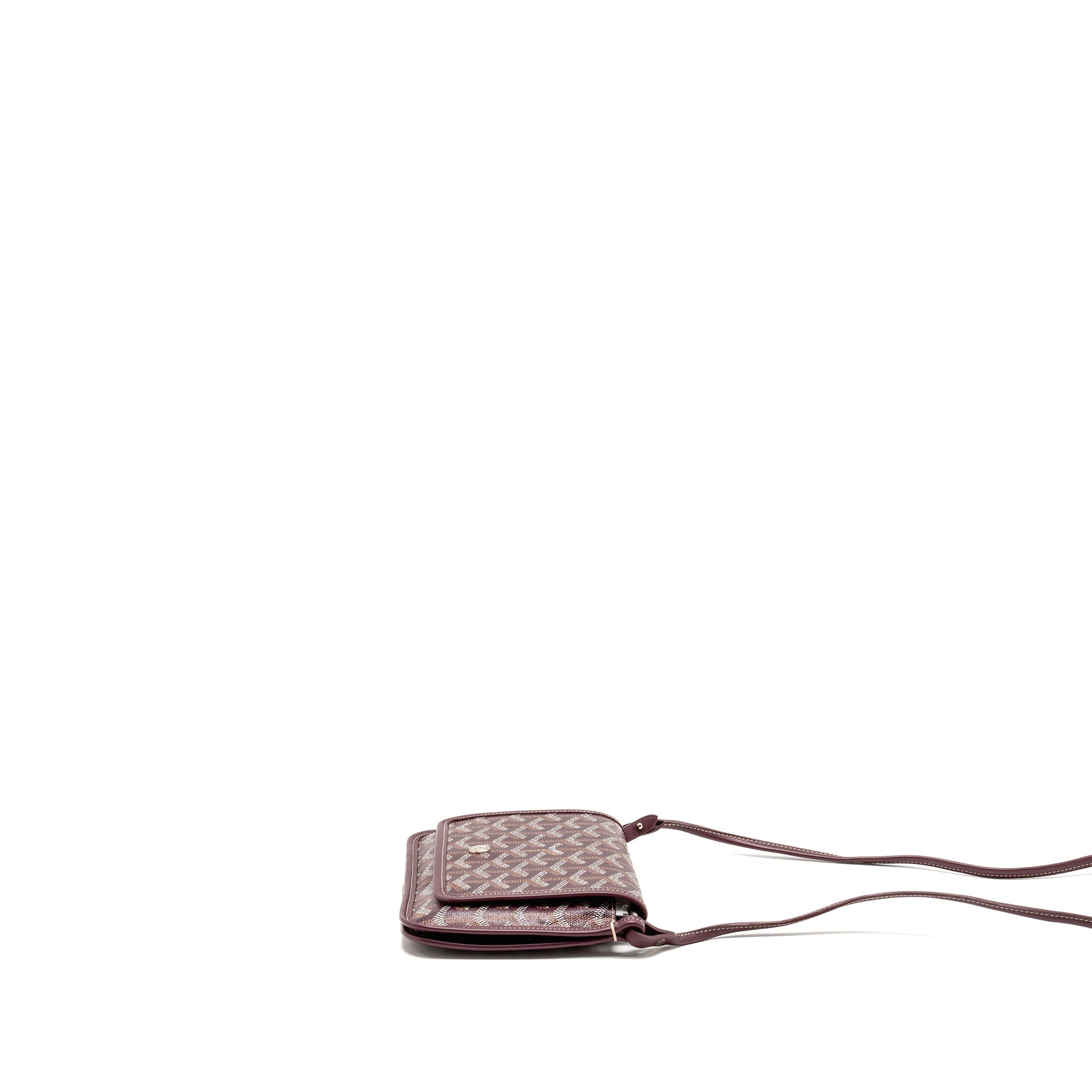 goyard-plumet-wallet-clutch-goyardine-canvas-leather-burgundy-shw-1