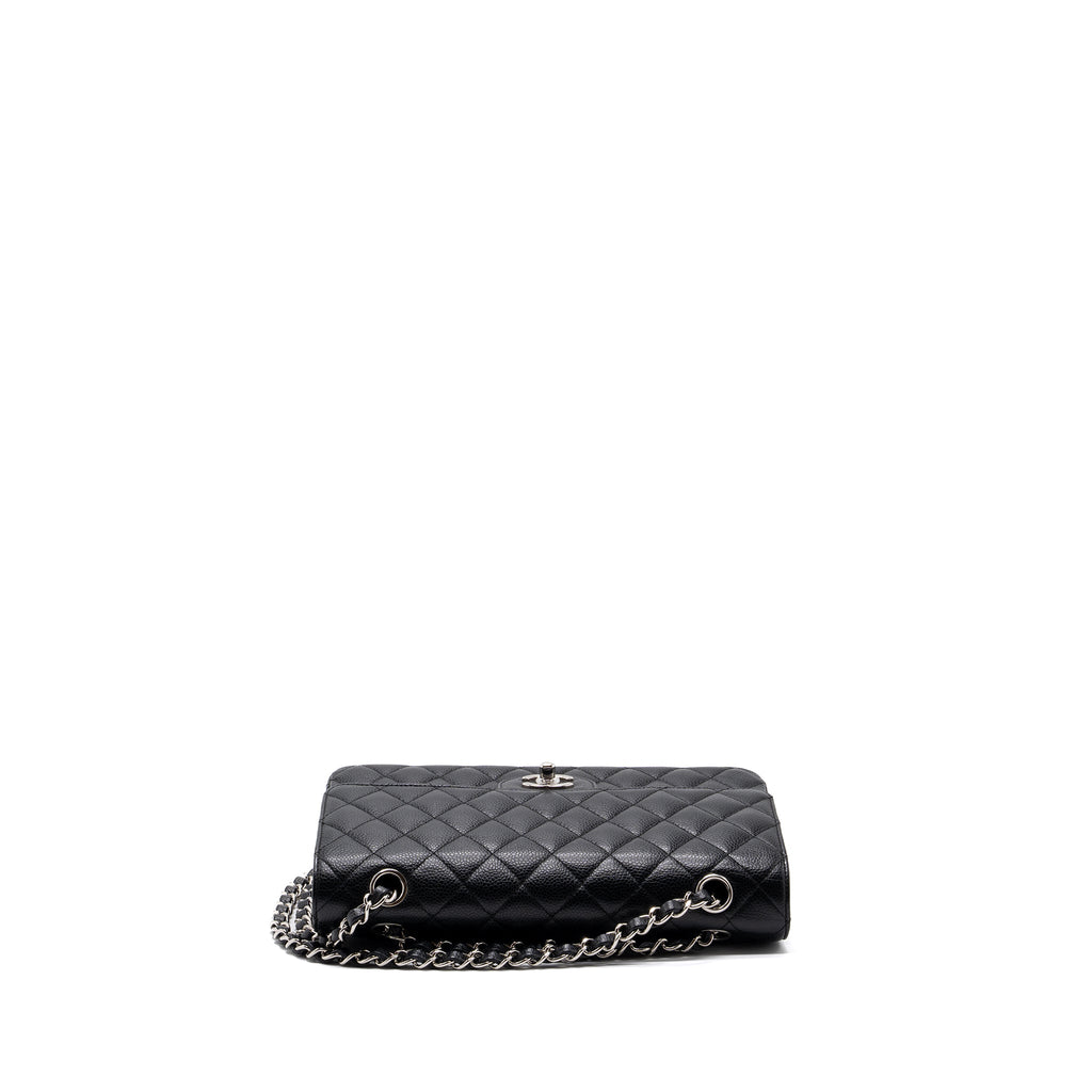 chanel-medium-classic-double-flap-bag-caviar-black-shw-4