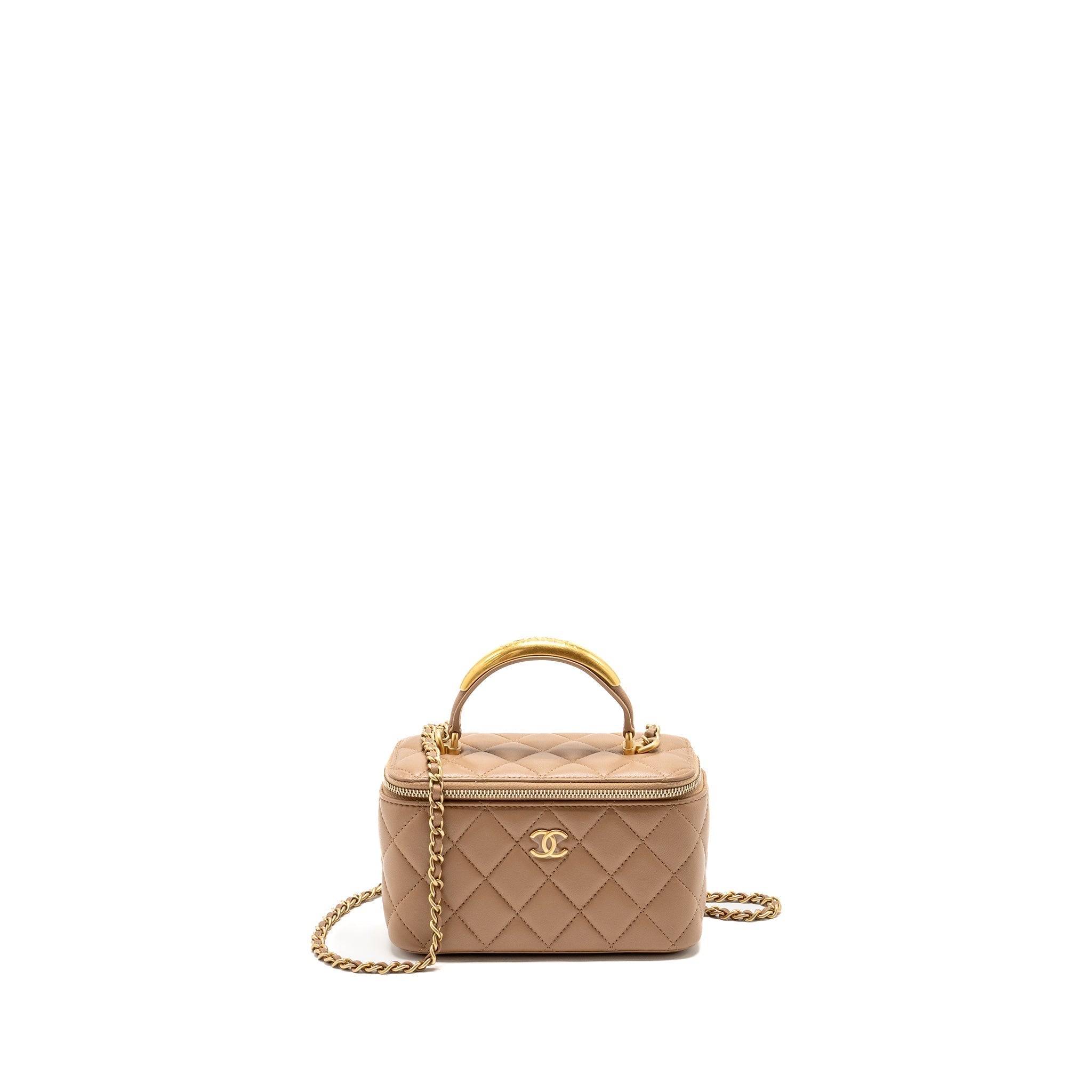 chanel-top-handle-long-vanity-with-chain-lambskin-dark-beige-ghw-microchip