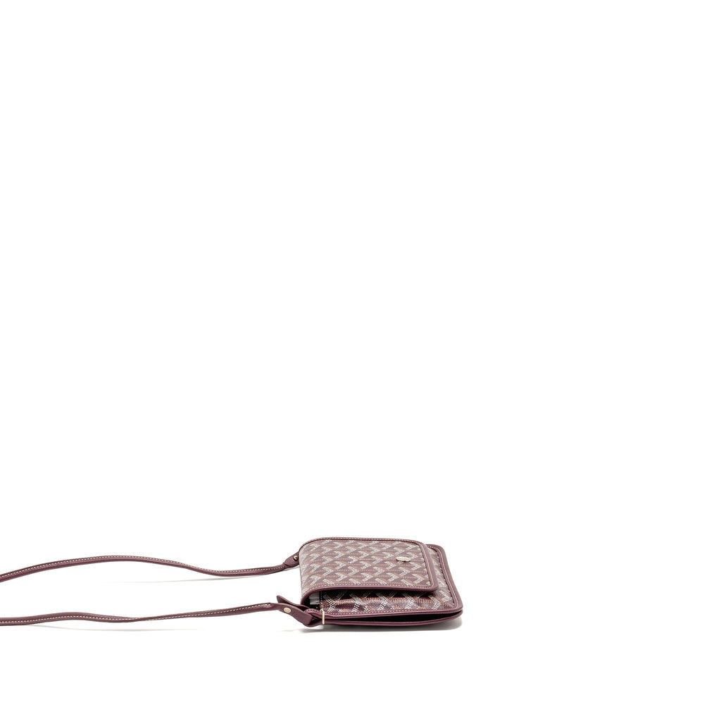 goyard-plumet-wallet-clutch-goyardine-canvas-leather-burgundy-shw-1