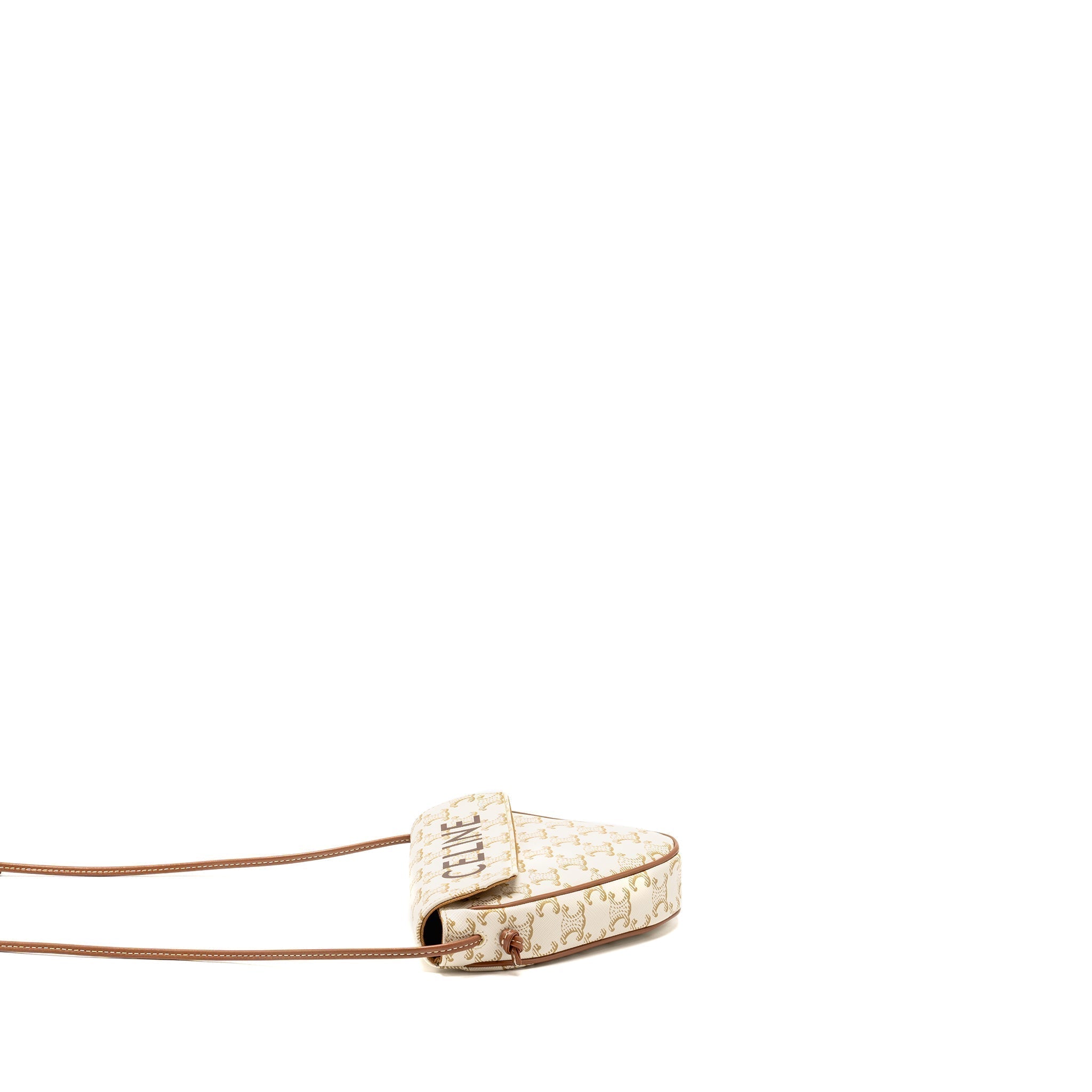 celine-triangle-shoulder-bag-triomphe-canvas-white-tan