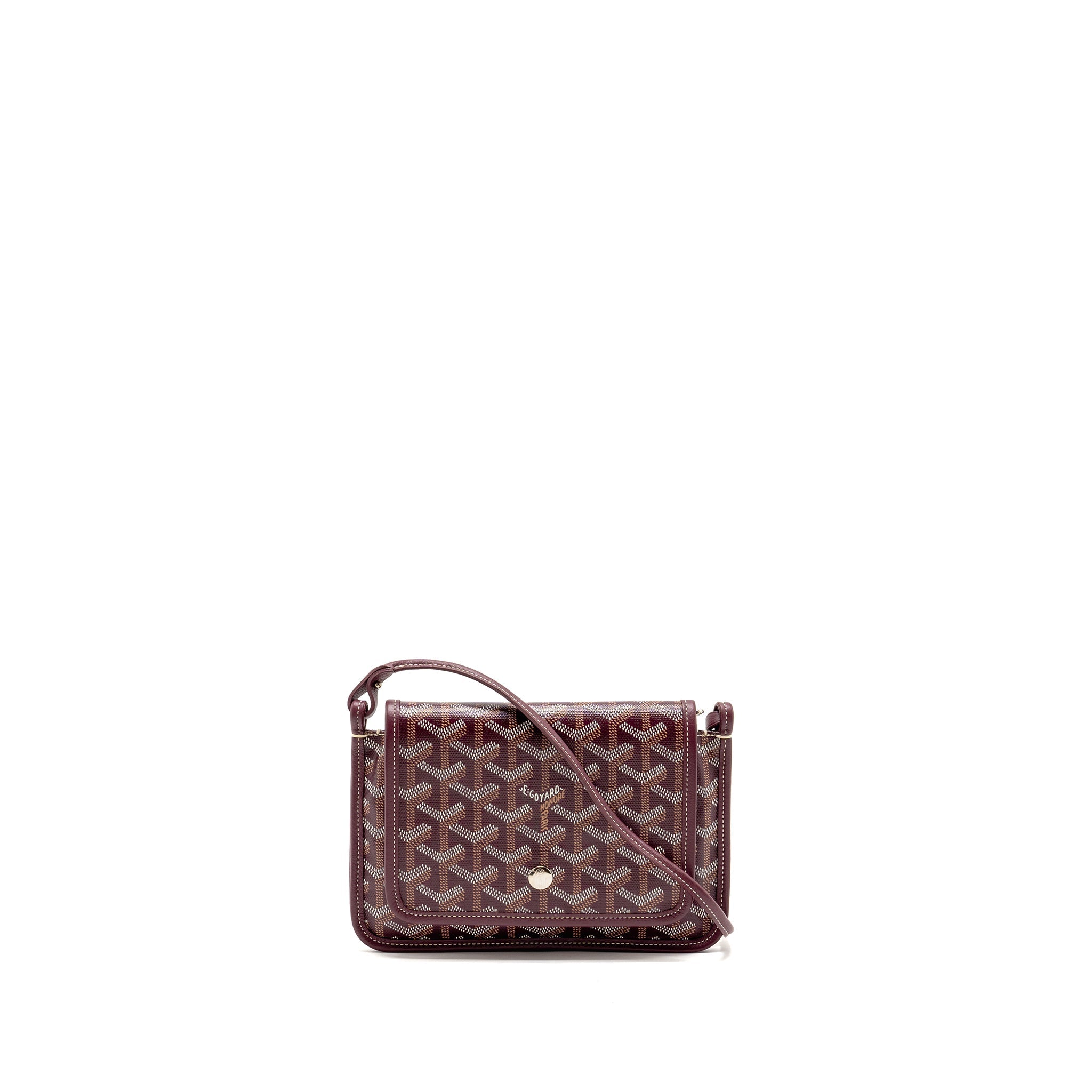 goyard-plumet-wallet-clutch-goyardine-canvas-leather-burgundy-shw-1