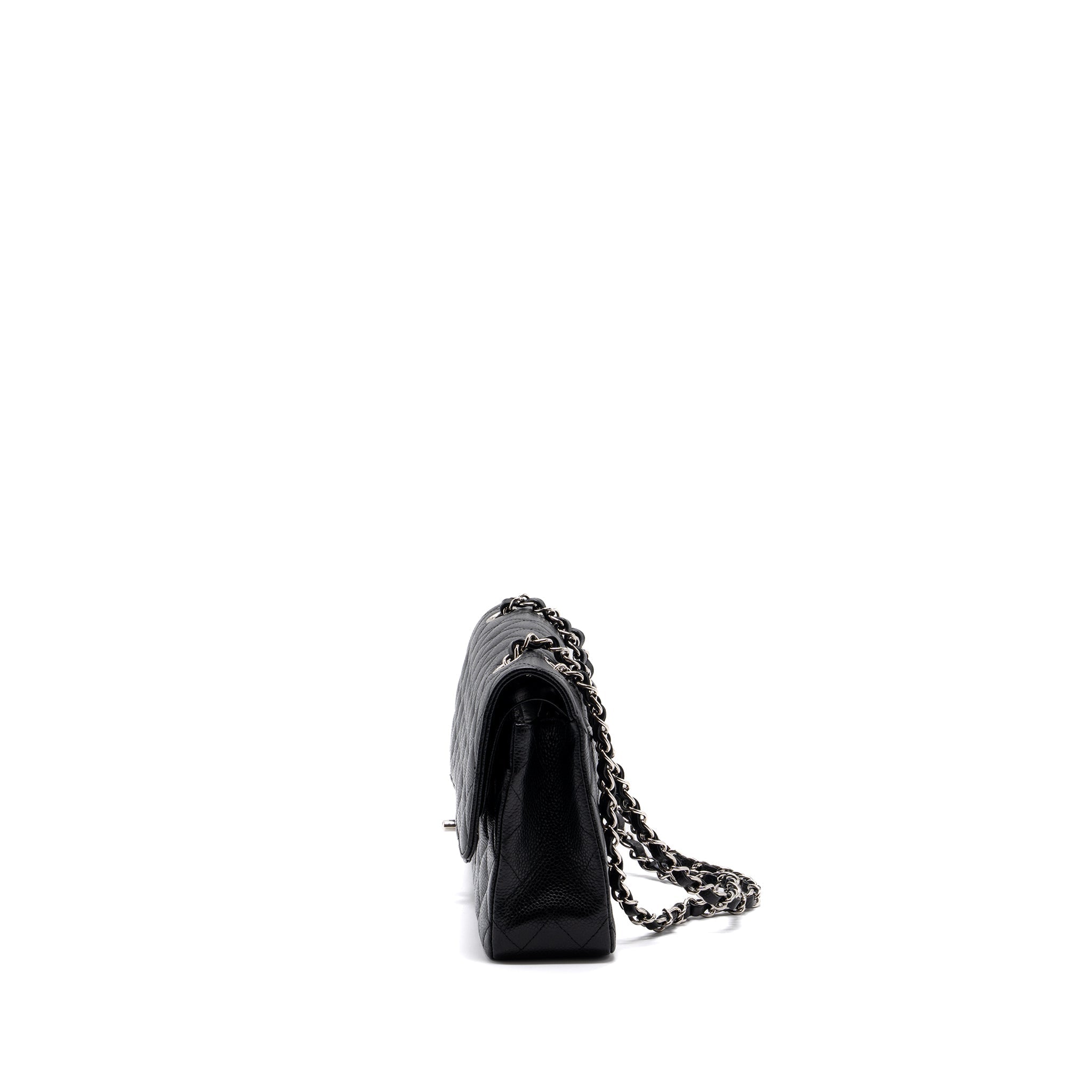 chanel-medium-classic-double-flap-bag-caviar-black-shw-4