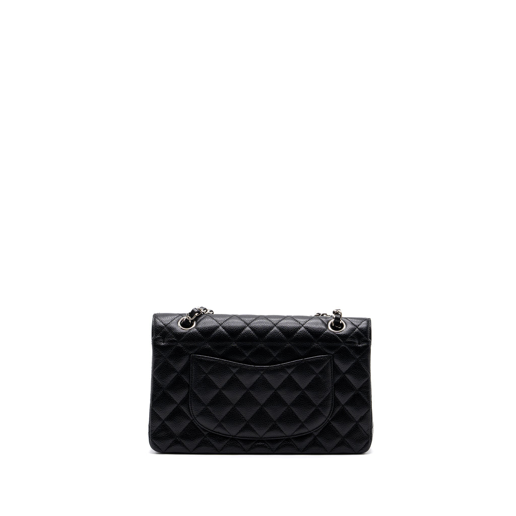 chanel-medium-classic-double-flap-bag-caviar-black-shw-4