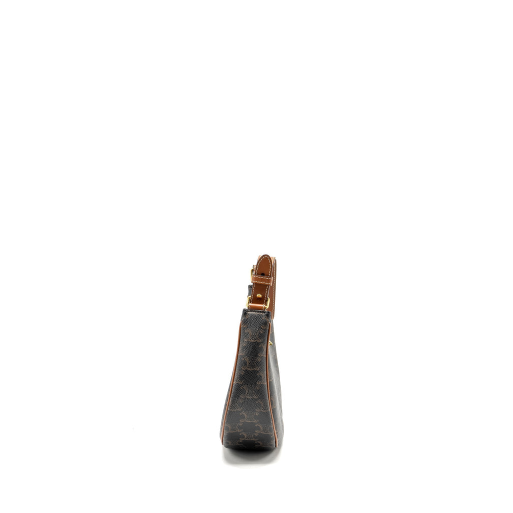 celine-ava-bag-triomphe-canvas-calfskin-brown-ghw-1