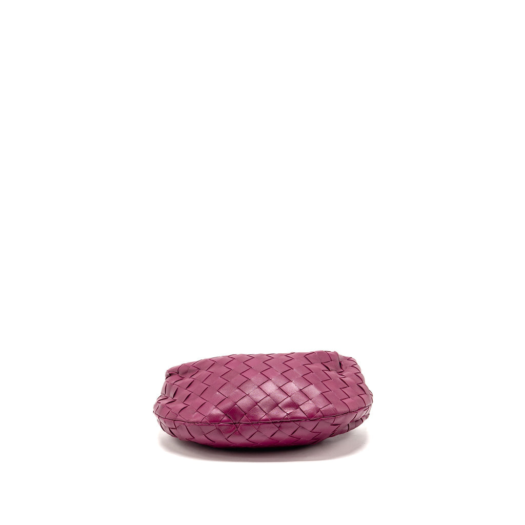 bottega-veneta-mini-jodie-lambskin-dark-pink-ghw